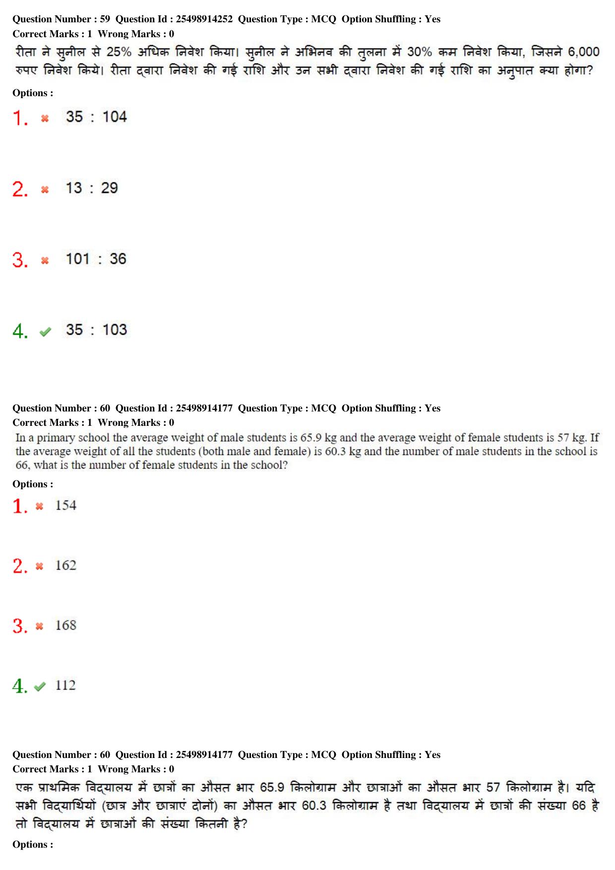 MP CPCT 01st Mar 2020 Question Paper Shift 1 - Page 44