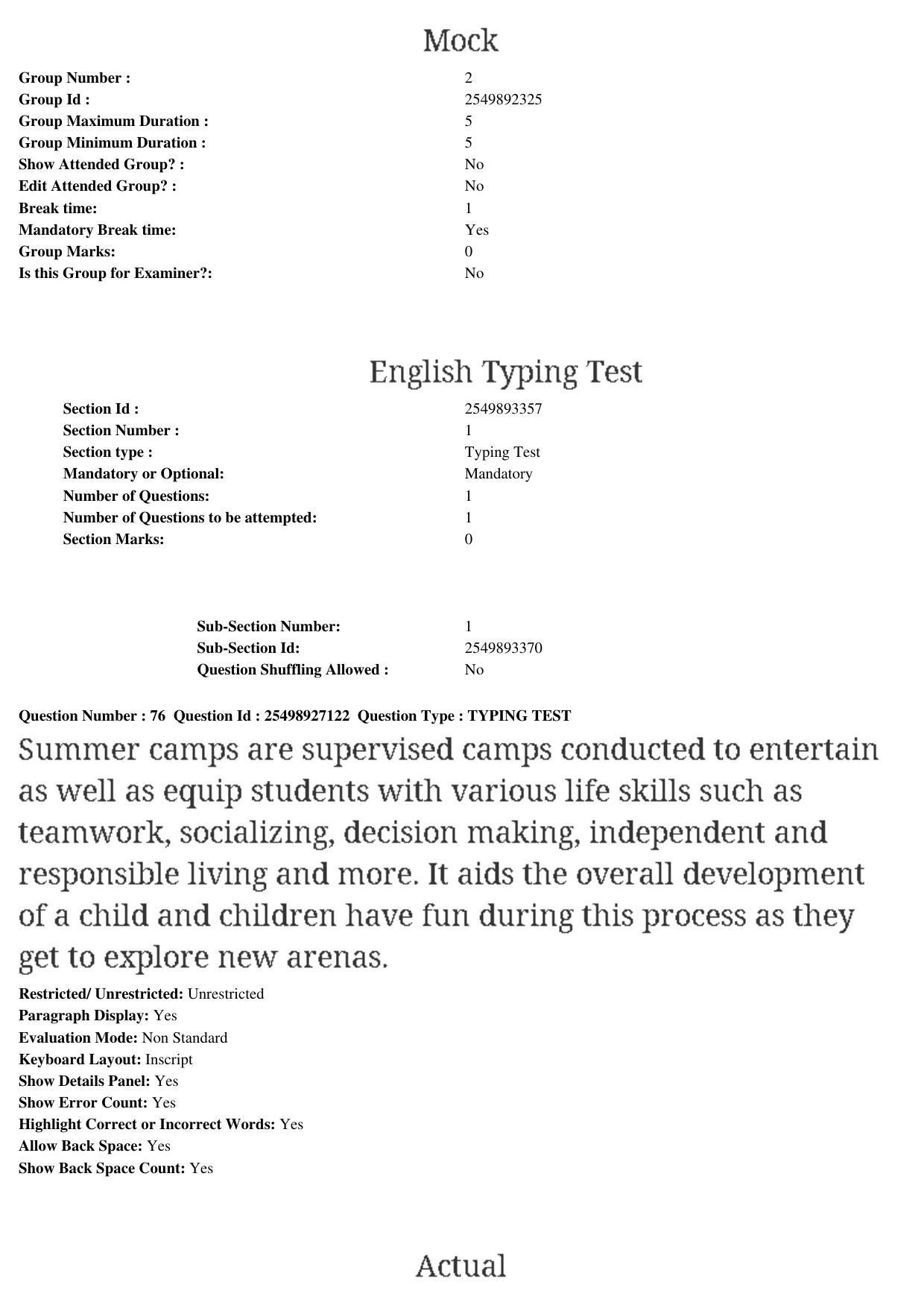 MP CPCT 01st Mar 2020 Question Paper Shift 1 - Page 58