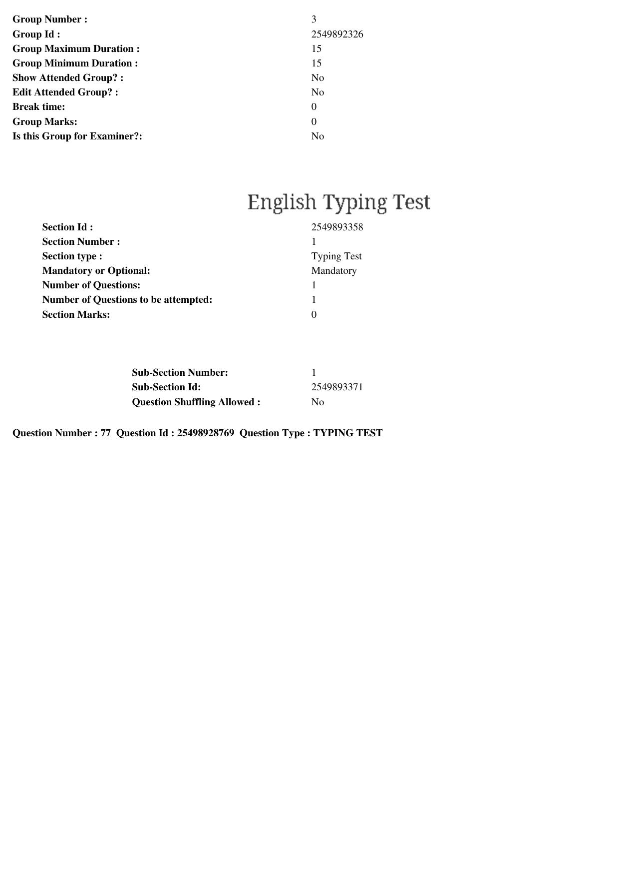 MP CPCT 01st Mar 2020 Question Paper Shift 1 - Page 59