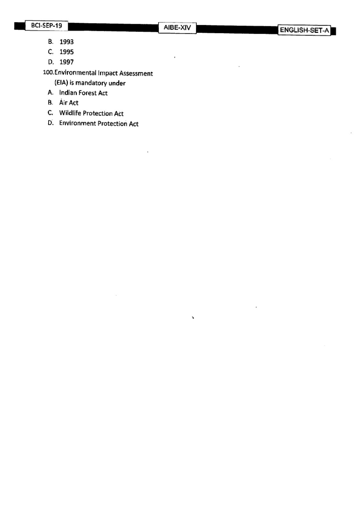 AIBE 14 Question Paper - Page 12