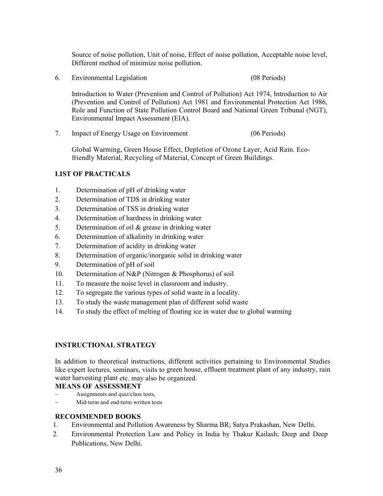 SYLLABUS FOR FIRST SEMESTER SESSION (2020-2021) - TWO SEMESTER POST GRADUATE DIPLOMA COURSE IN TEXTILE DESIGN - Page 36