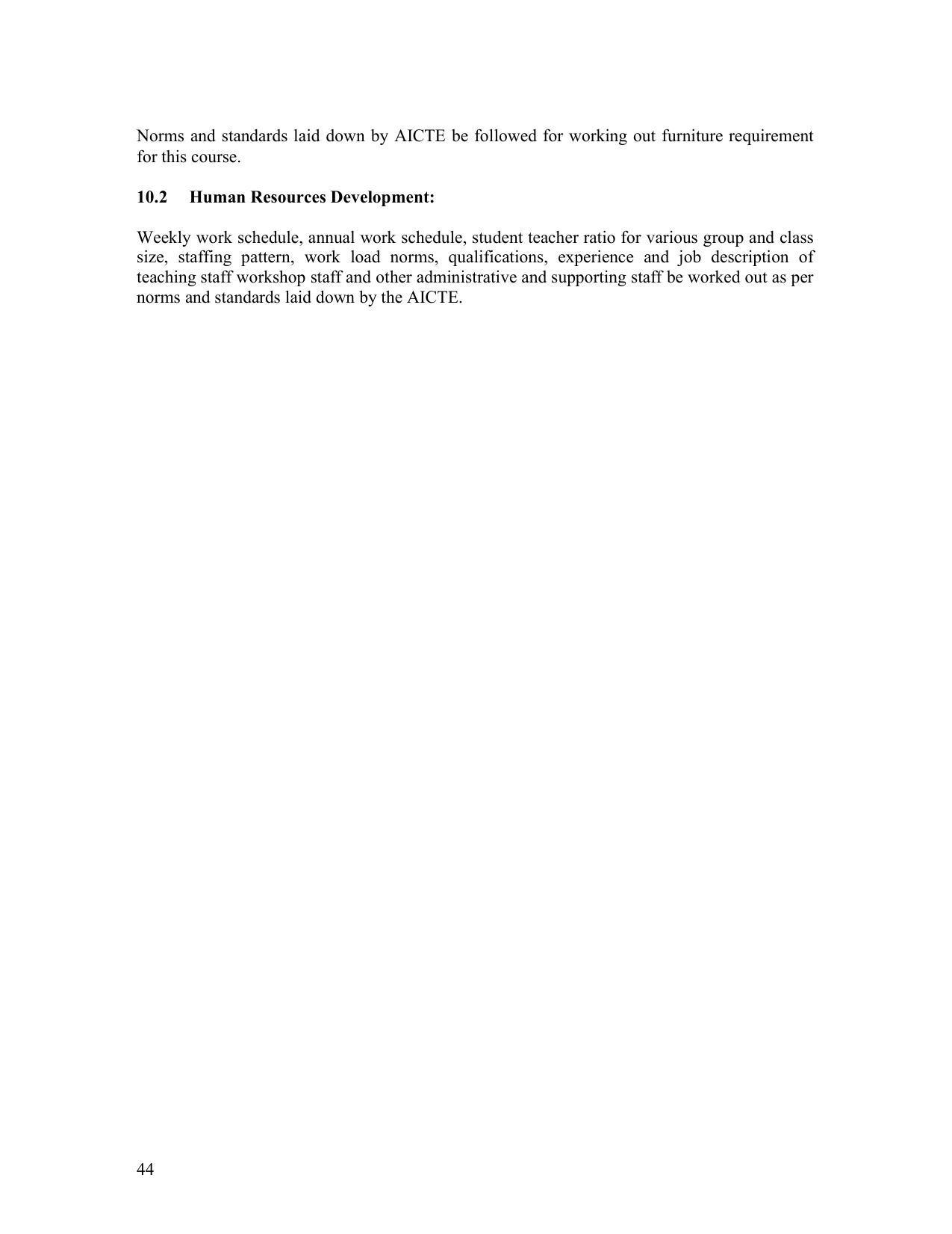 SYLLABUS FOR FIRST SEMESTER SESSION (2020-2021) - TWO SEMESTER POST GRADUATE DIPLOMA COURSE IN TEXTILE DESIGN - Page 44