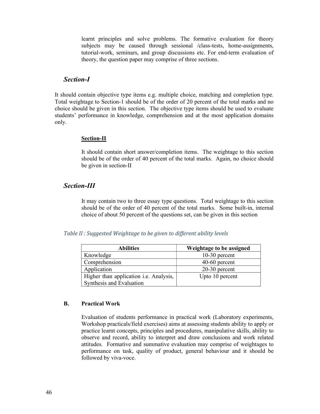 SYLLABUS FOR FIRST SEMESTER SESSION (2020-2021) - TWO SEMESTER POST GRADUATE DIPLOMA COURSE IN TEXTILE DESIGN - Page 46