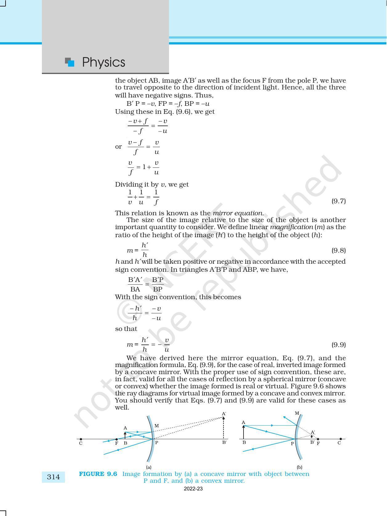 NCERT Book for Class 12 Physics Chapter 9 Ray Optics And Optical Instruments - Page 6