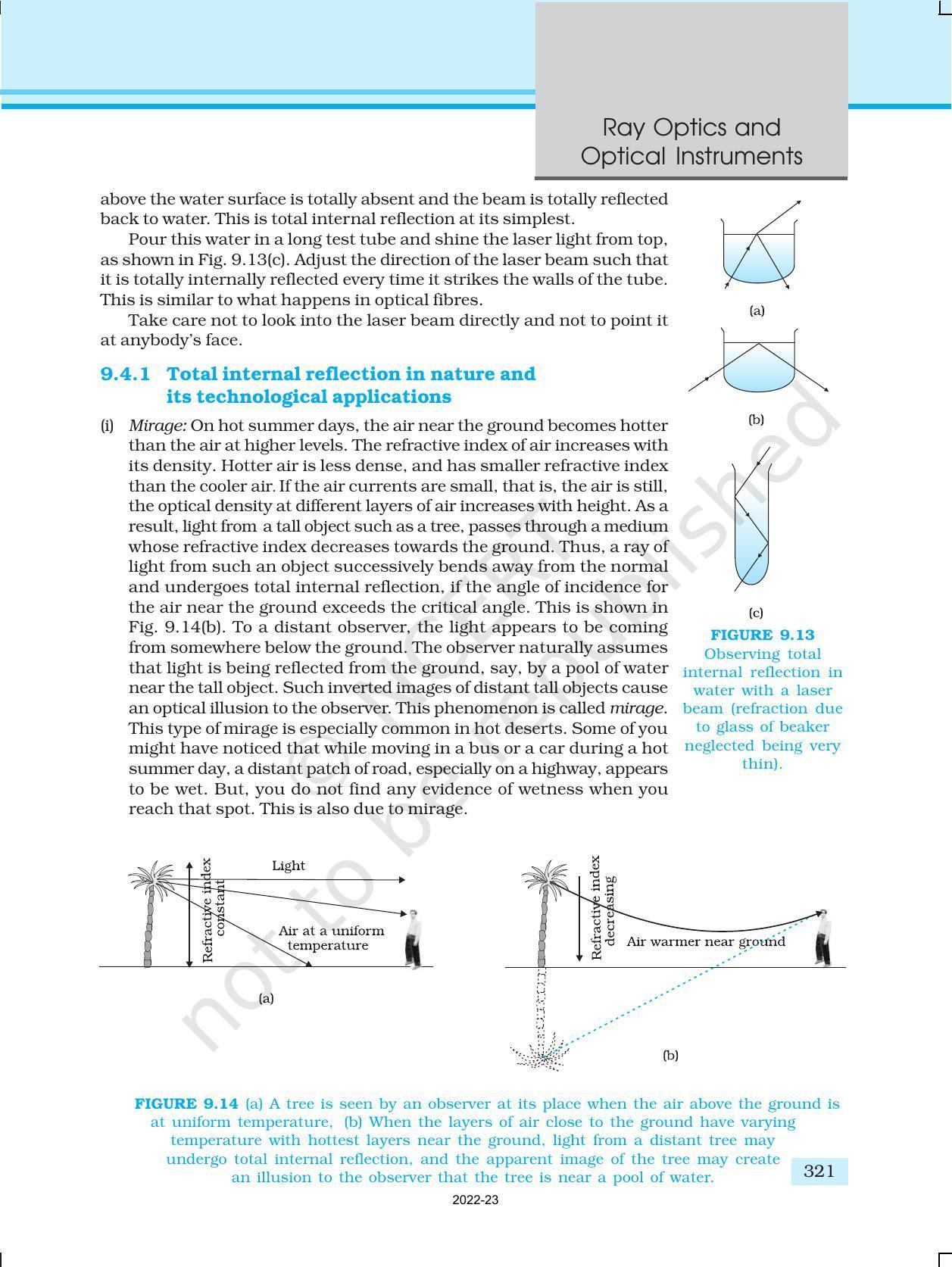 NCERT Book for Class 12 Physics Chapter 9 Ray Optics And Optical Instruments - Page 13