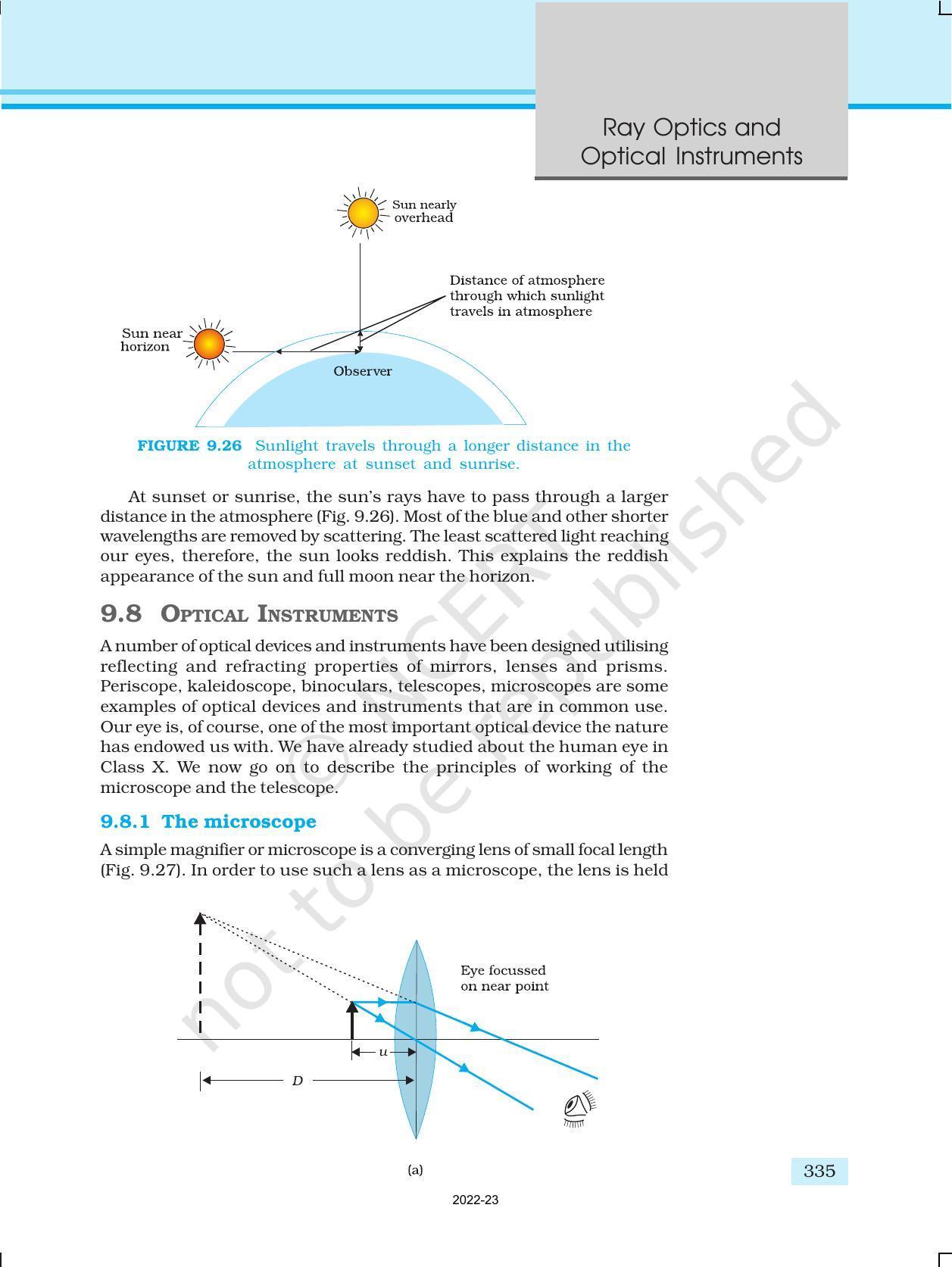 NCERT Book for Class 12 Physics Chapter 9 Ray Optics And Optical Instruments - Page 27