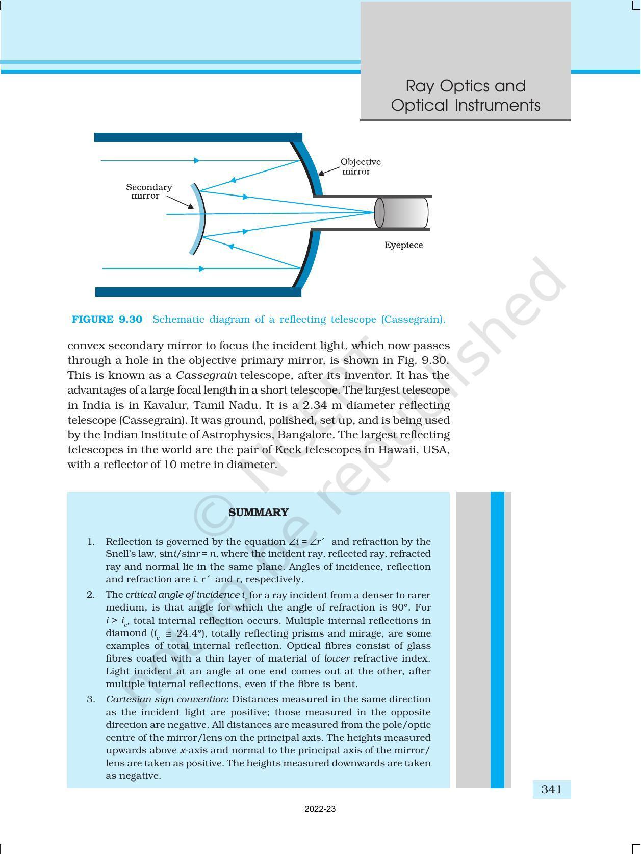 NCERT Book for Class 12 Physics Chapter 9 Ray Optics And Optical Instruments - Page 33
