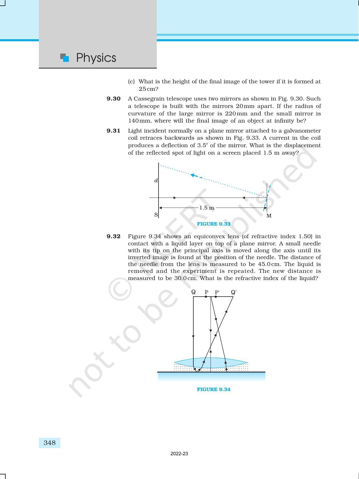NCERT Book for Class 12 Physics Chapter 9 Ray Optics And Optical Instruments - Page 40
