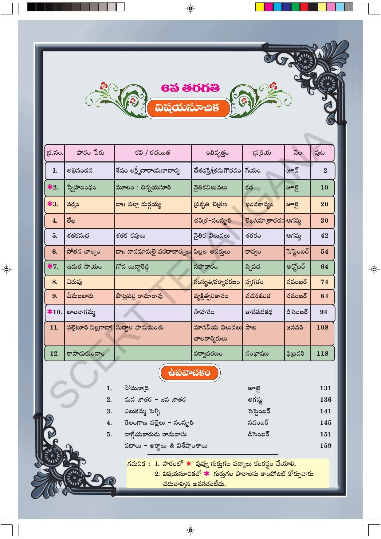 TS SCERT Class 6 First Language(Telugu Medium) Text Book - Page 13