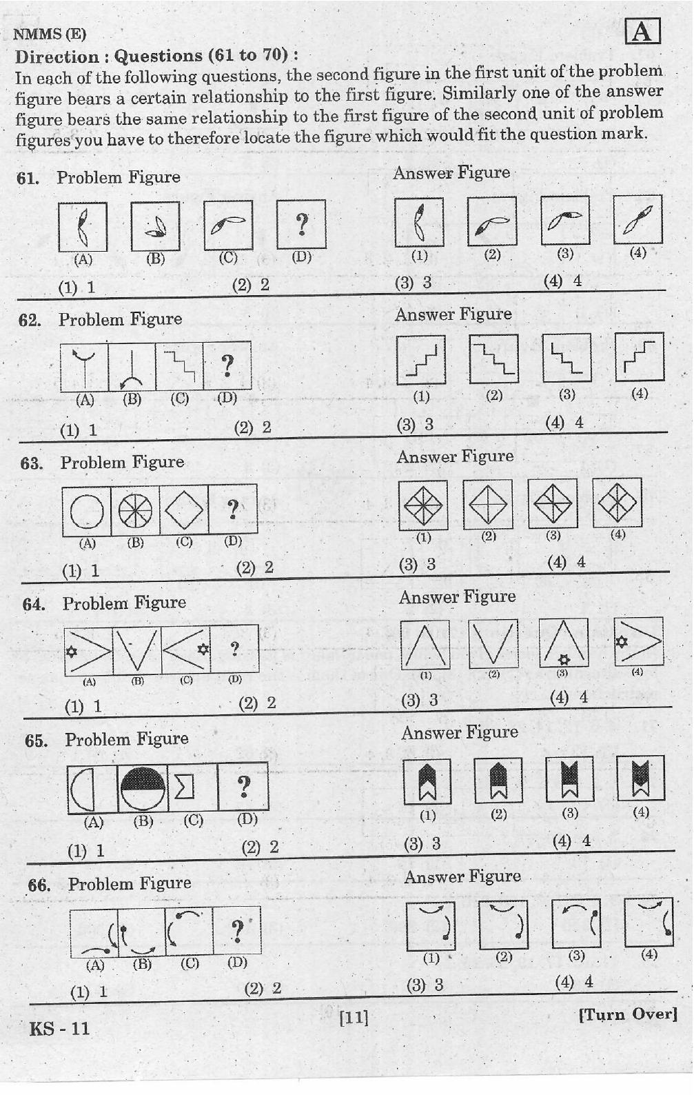 NMMS Feb 2021 Booklet Code-A (English Medium) - Page 11