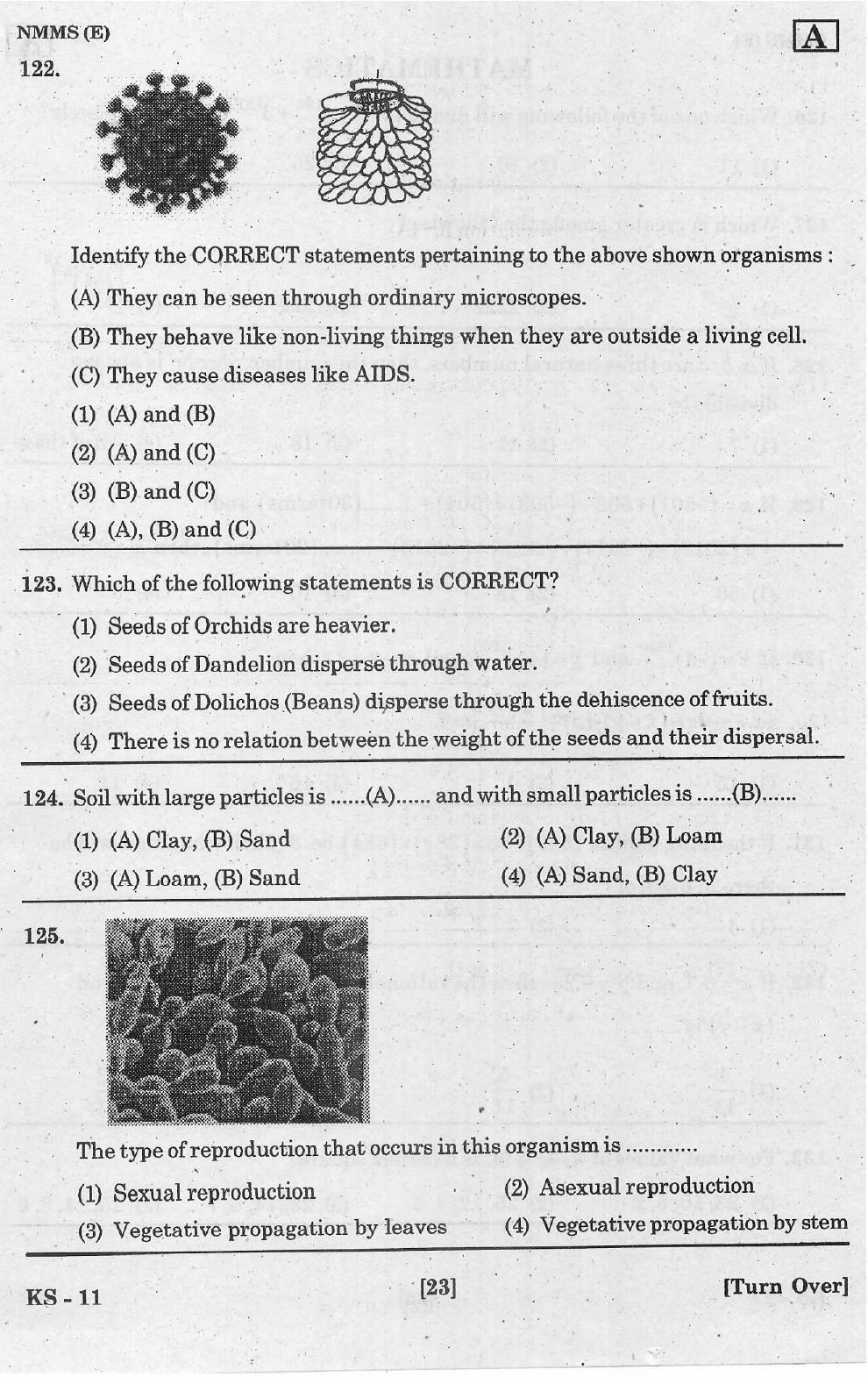 NMMS Feb 2021 Booklet Code-A (English Medium) - Page 23