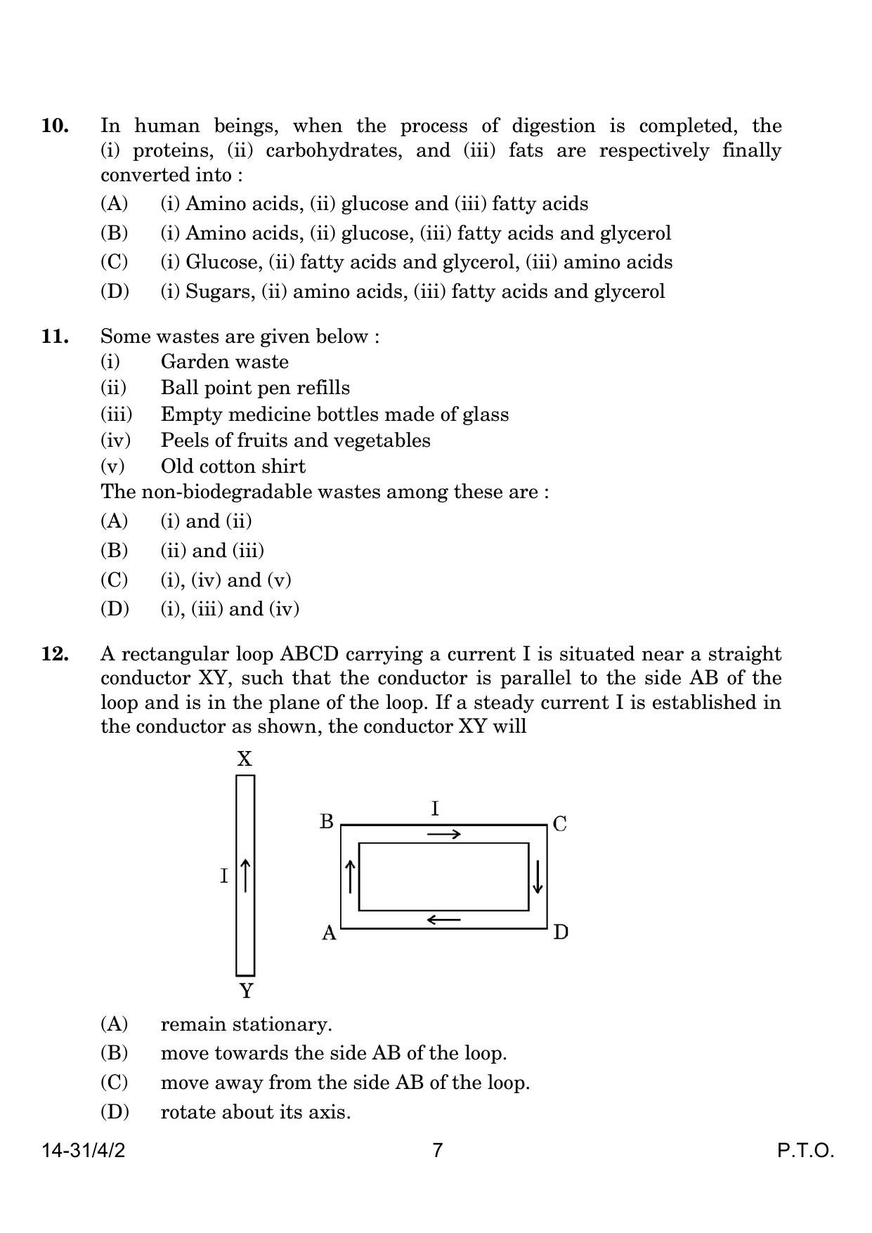 CBSE Class 10 31-4-2 Science 2024 Question Paper - Page 7