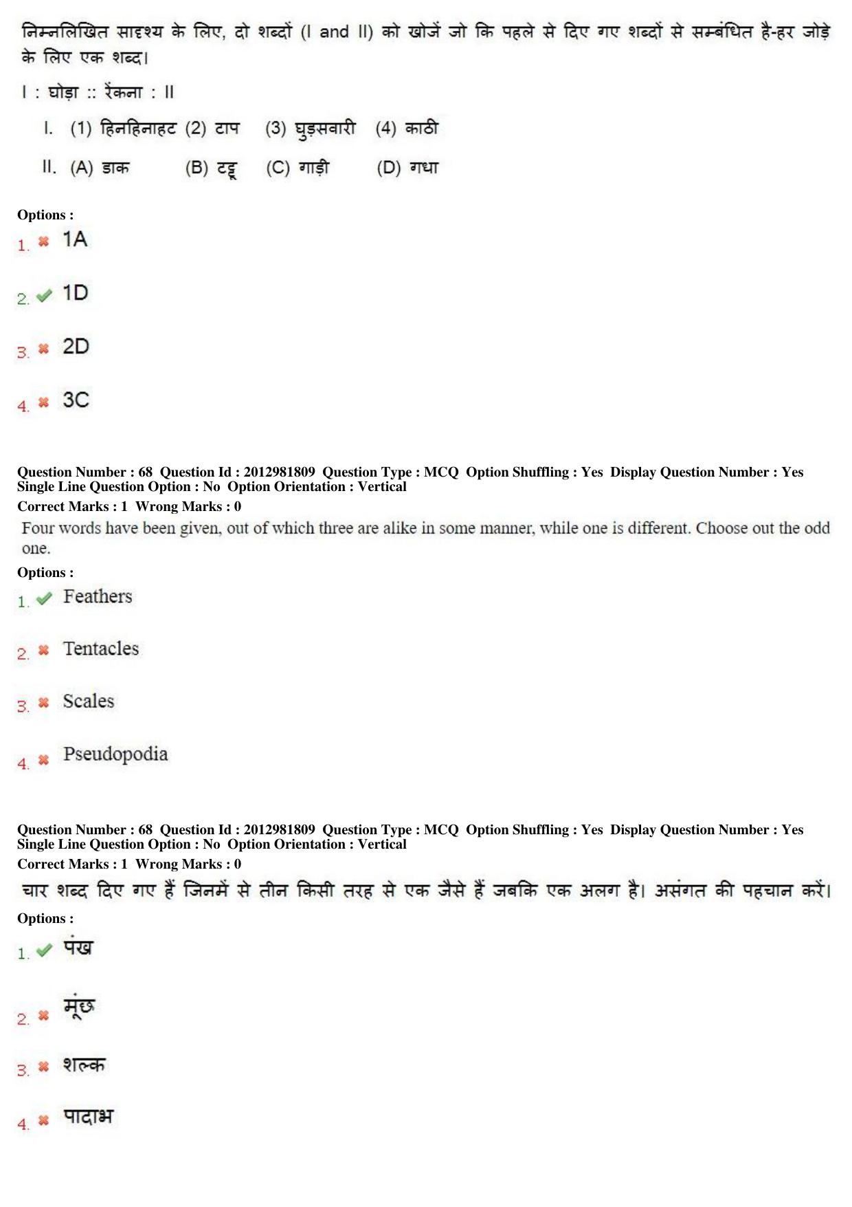 MP CPCT 17th Feb 2019 CPCT Question Paper Shift 2 - Page 48