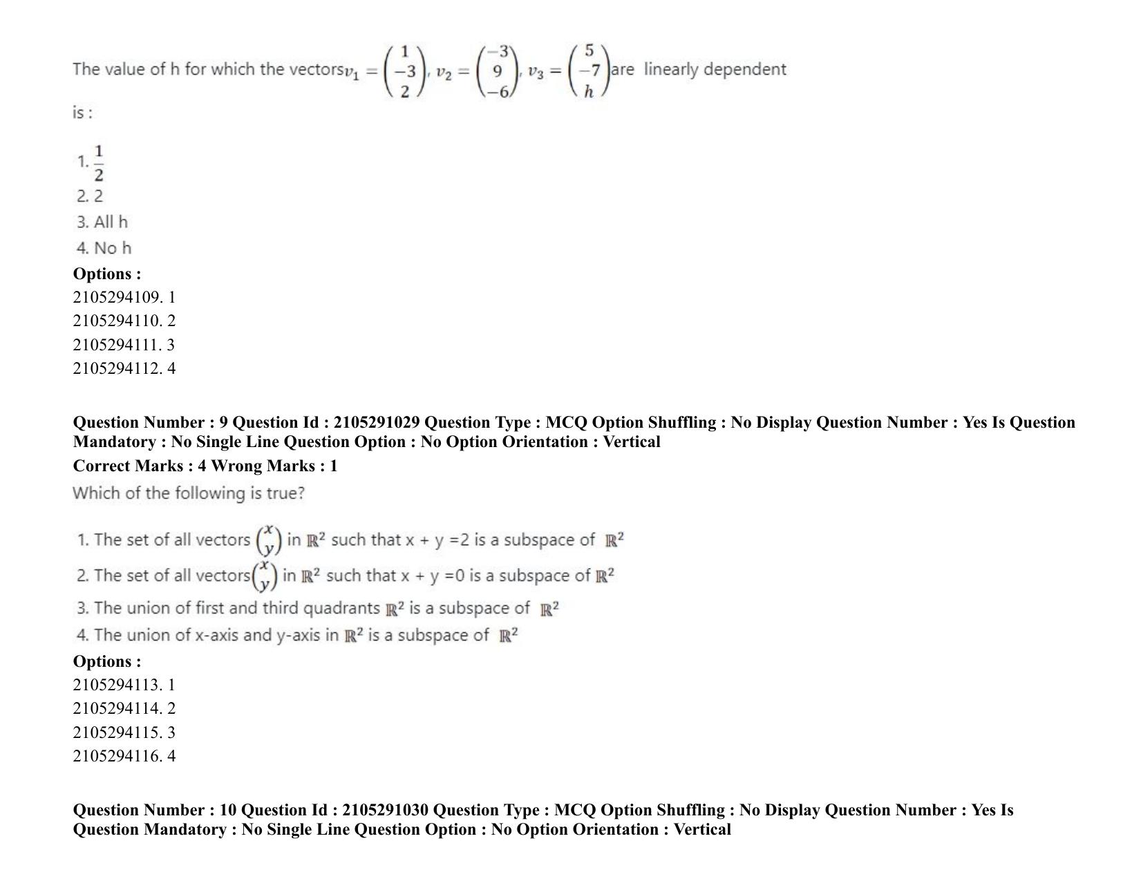 ICAR AIEEA PG 2020 STATISTICAL SCIENCE Question Paper - Page 6