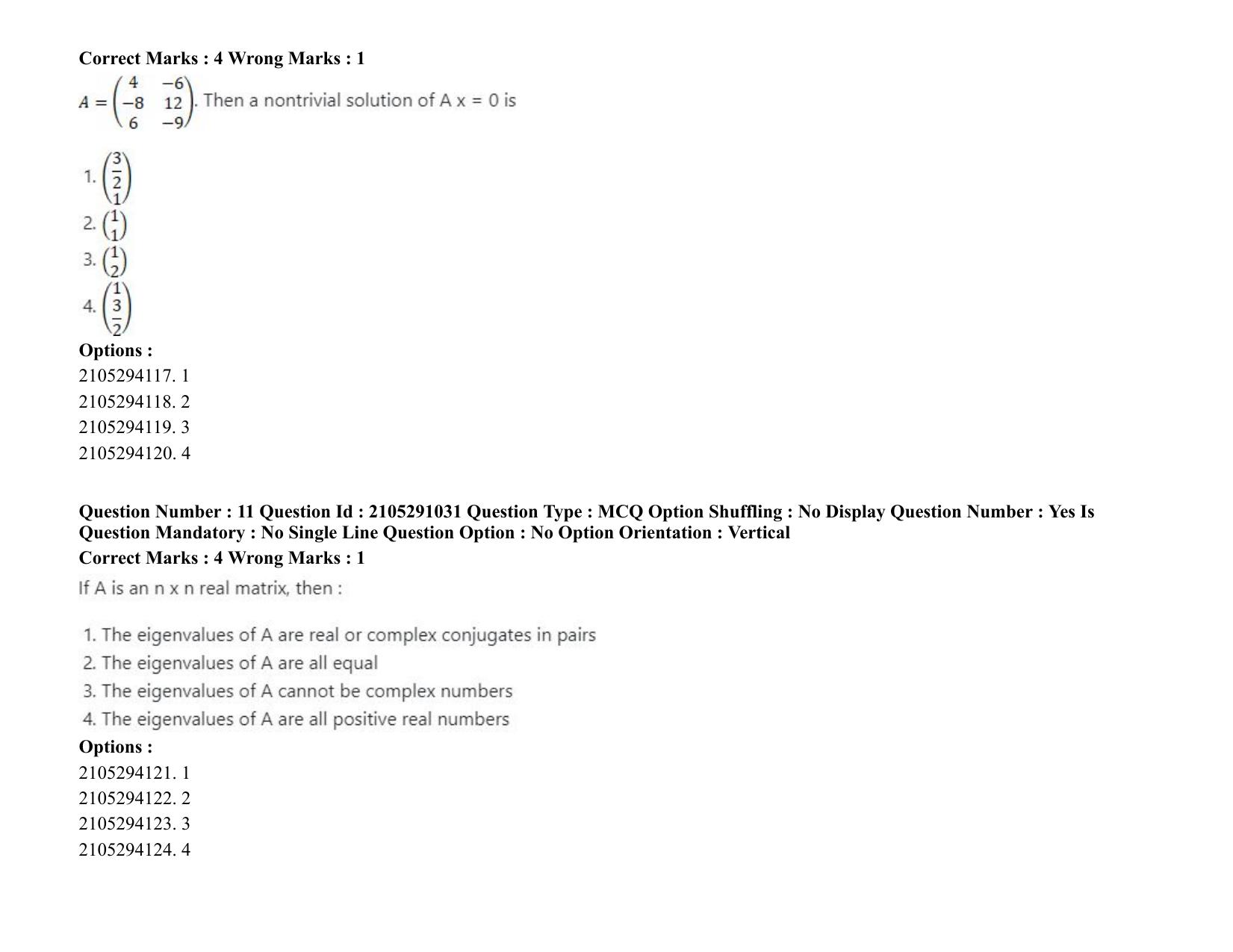 ICAR AIEEA PG 2020 STATISTICAL SCIENCE Question Paper - Page 7