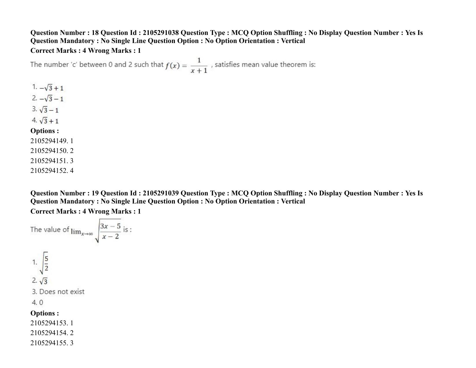 ICAR AIEEA PG 2020 STATISTICAL SCIENCE Question Paper - Page 11