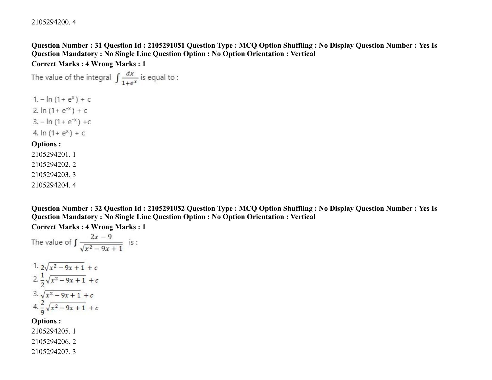 ICAR AIEEA PG 2020 STATISTICAL SCIENCE Question Paper - Page 18