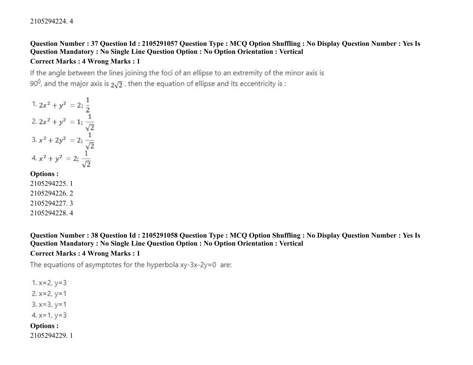 ICAR AIEEA PG 2020 STATISTICAL SCIENCE Question Paper - Page 21