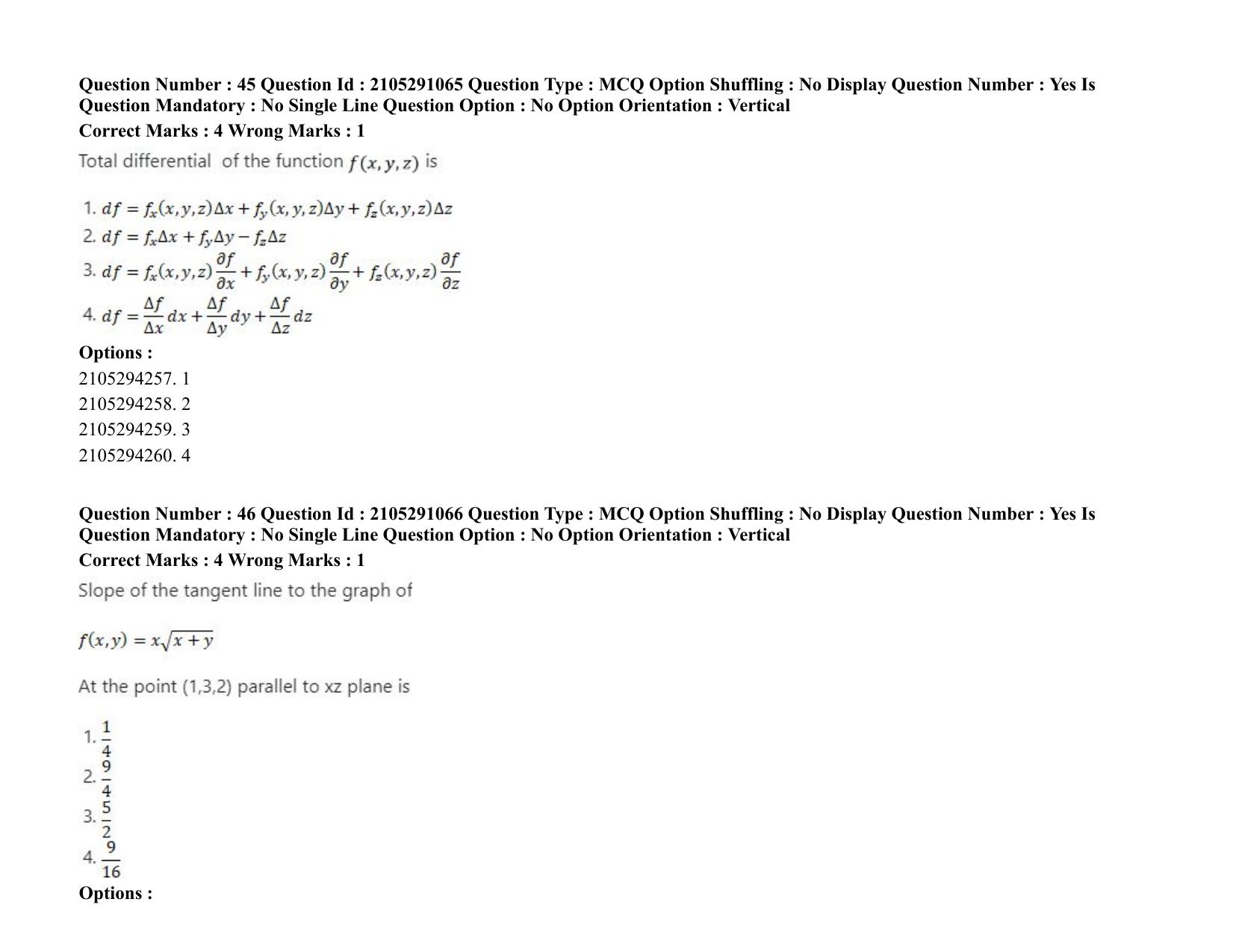 ICAR AIEEA PG 2020 STATISTICAL SCIENCE Question Paper - Page 25