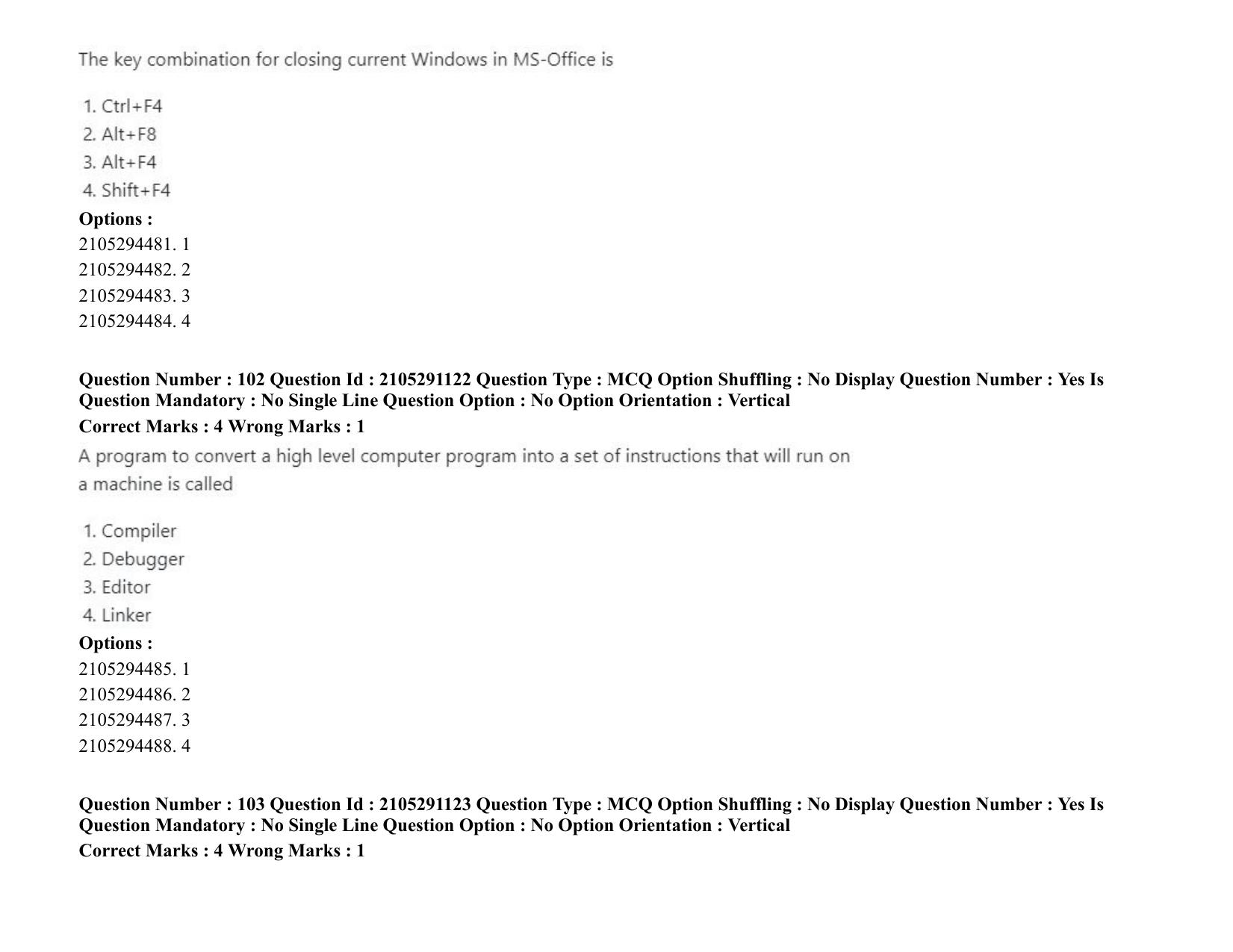 ICAR AIEEA PG 2020 STATISTICAL SCIENCE Question Paper - Page 54