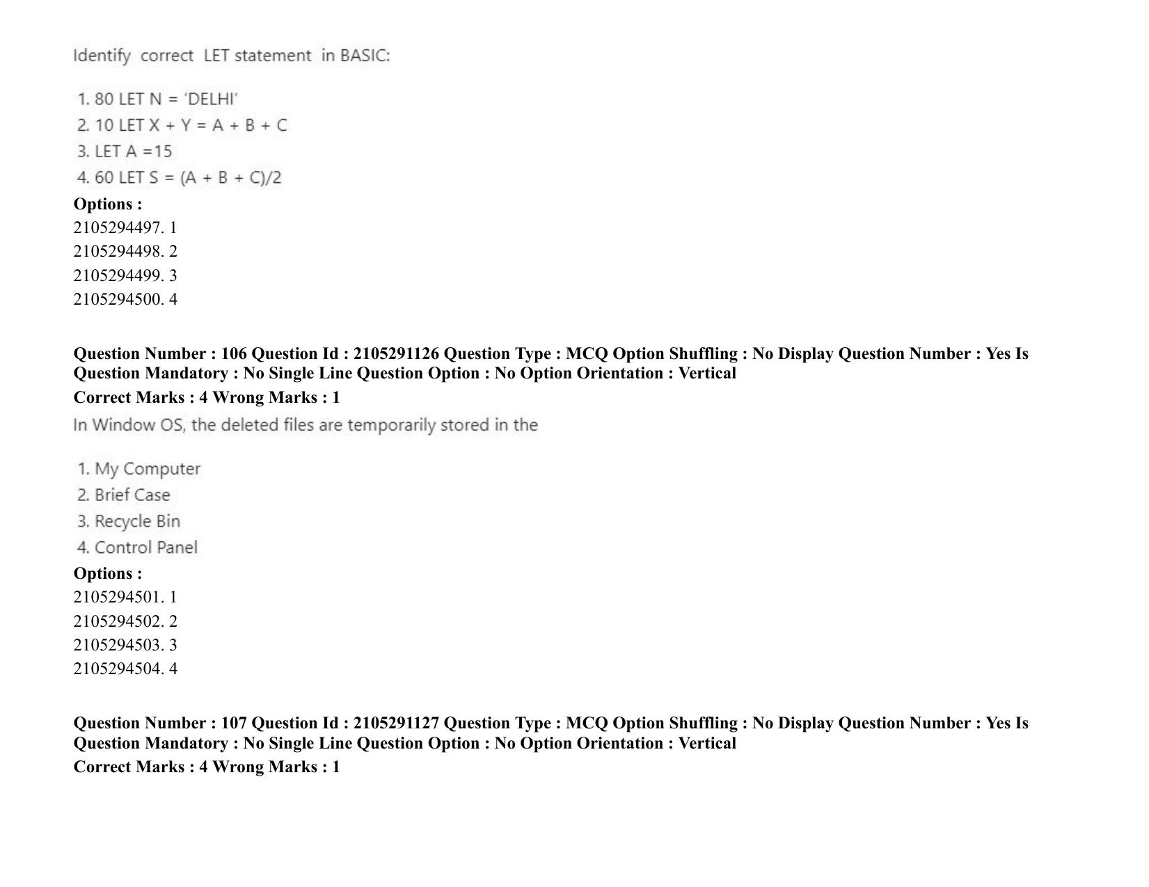 ICAR AIEEA PG 2020 STATISTICAL SCIENCE Question Paper - Page 56