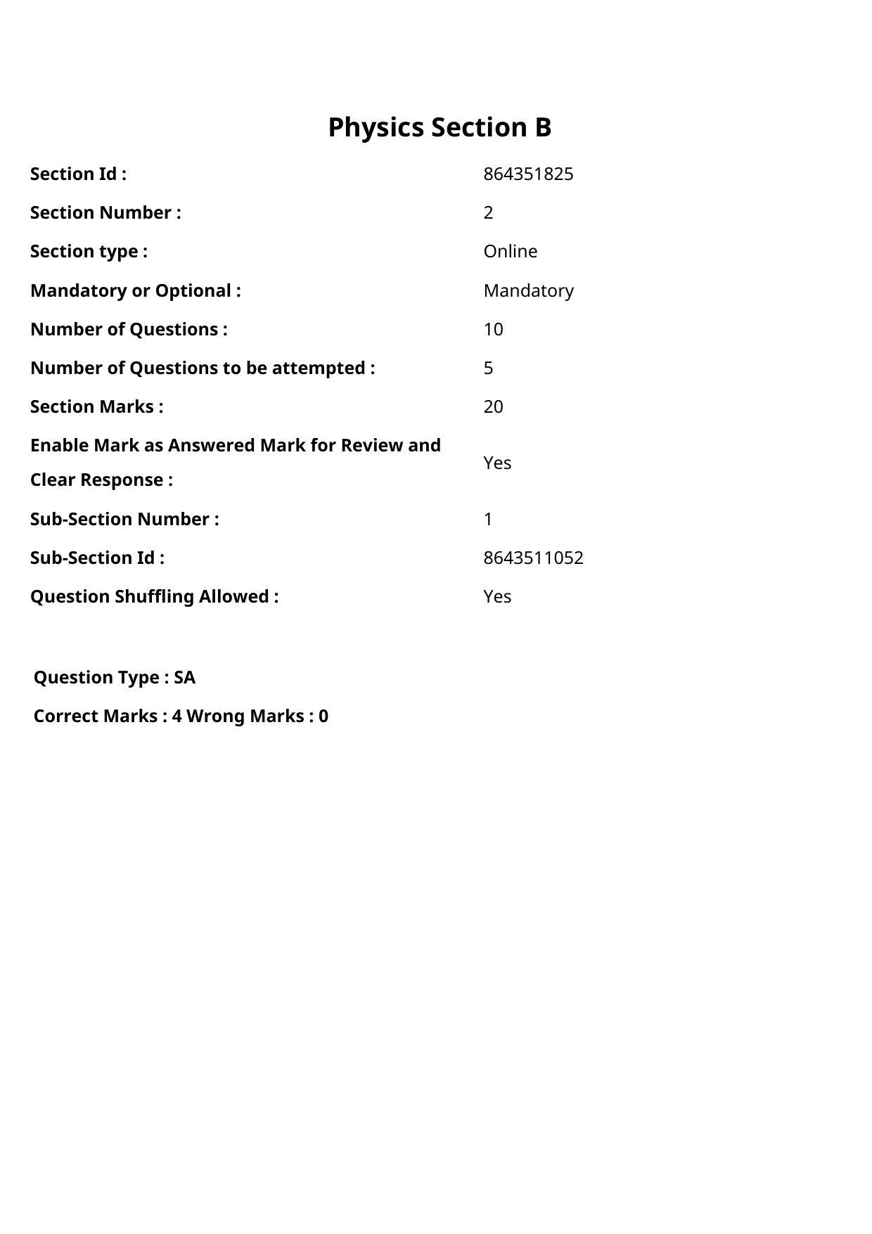 JEE Mains 2021: BTech Odiya (Shift 1) 27-07-2021 Question Paper - Page 32
