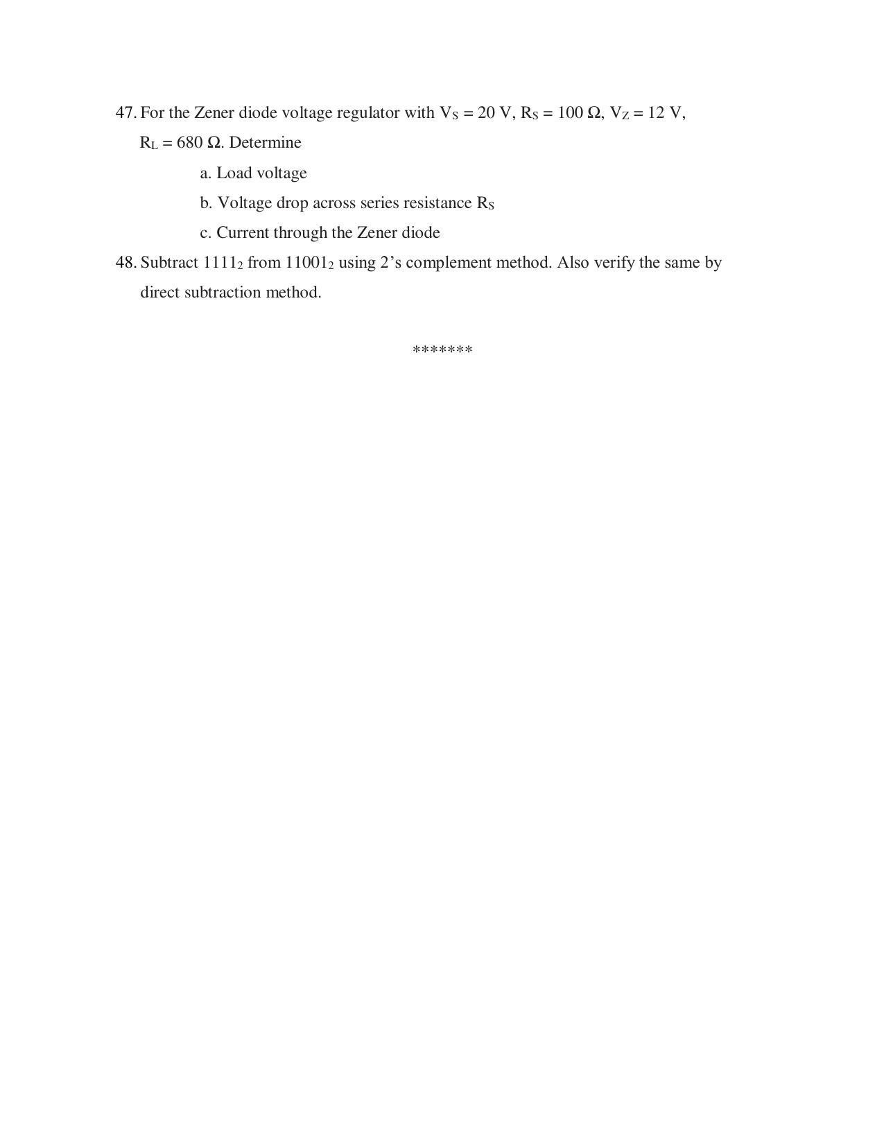 Karnataka 1st PUC ELECTRONICS Model Question Paper - Page 5
