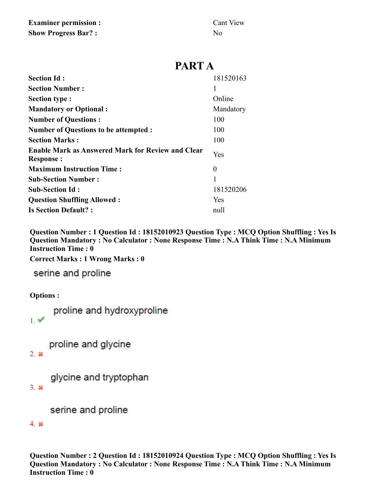 TS CPGET 2023 M Sc Nutrition and Dietetics (Shift 2) Question Paper with Answer Key - Page 2