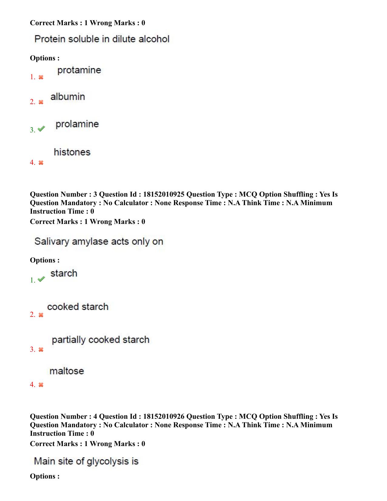 TS CPGET 2023 M Sc Nutrition and Dietetics (Shift 2) Question Paper with Answer Key - Page 3