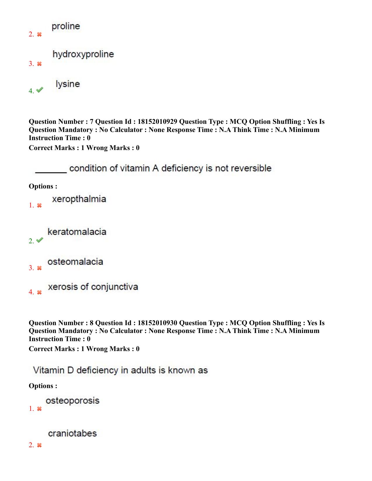 TS CPGET 2023 M Sc Nutrition and Dietetics (Shift 2) Question Paper with Answer Key - Page 5