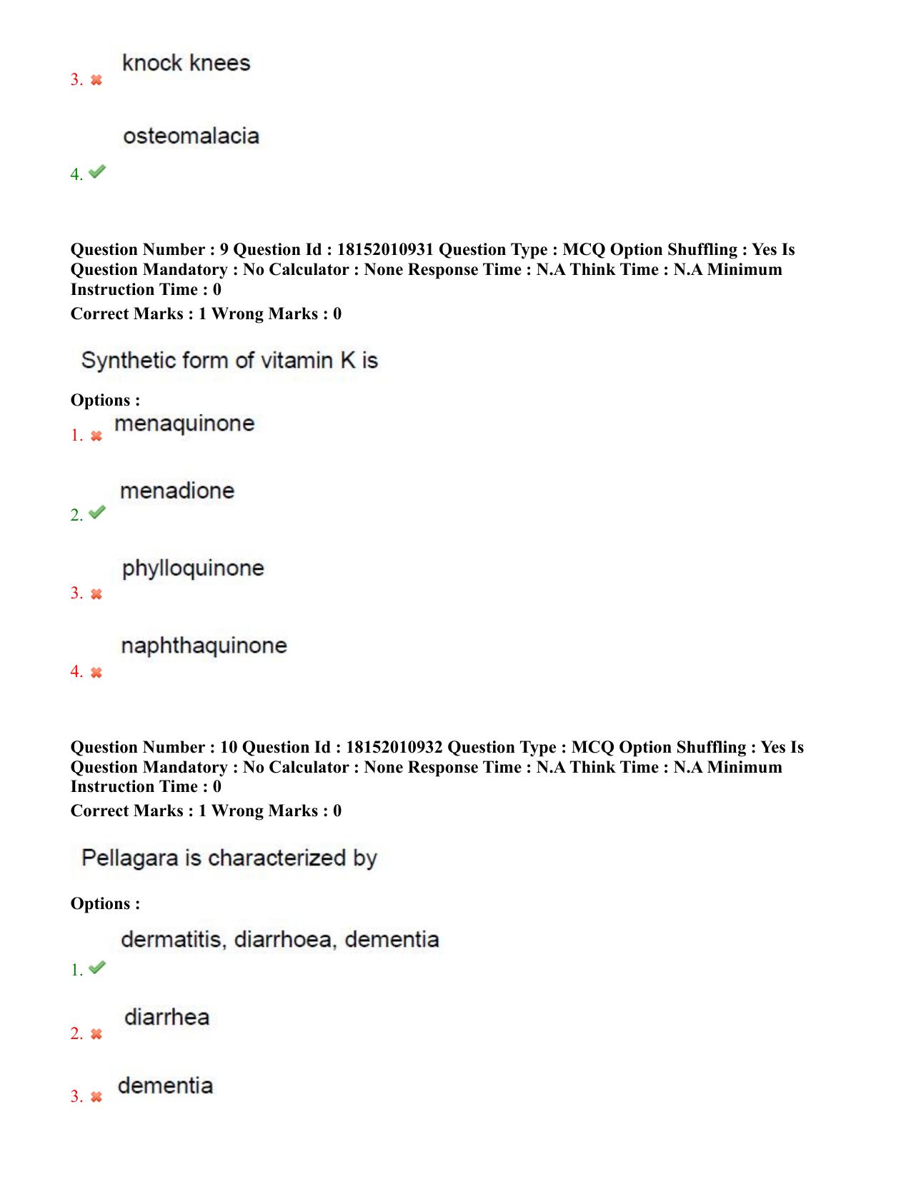 TS CPGET 2023 M Sc Nutrition and Dietetics (Shift 2) Question Paper with Answer Key - Page 6