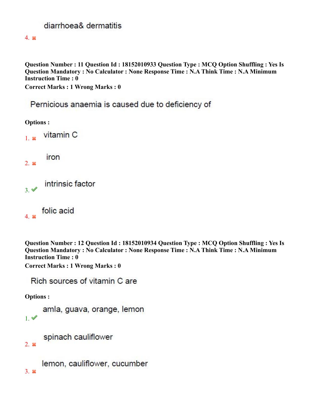 TS CPGET 2023 M Sc Nutrition and Dietetics (Shift 2) Question Paper with Answer Key - Page 7