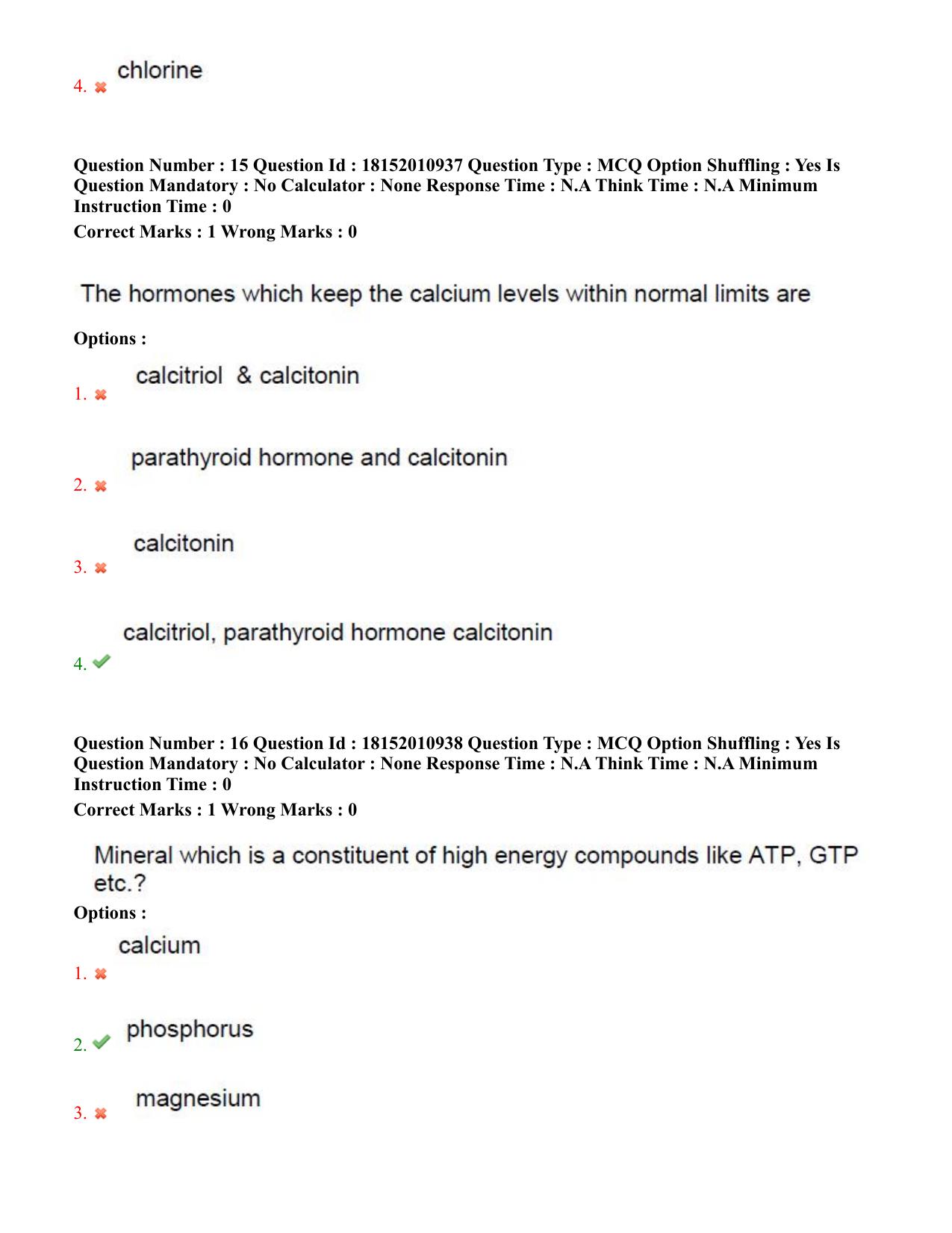 TS CPGET 2023 M Sc Nutrition and Dietetics (Shift 2) Question Paper with Answer Key - Page 9