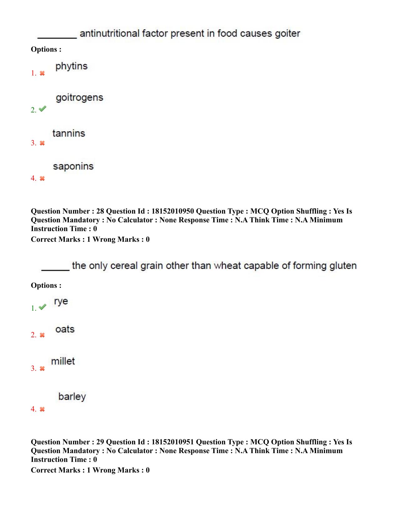 TS CPGET 2023 M Sc Nutrition and Dietetics (Shift 2) Question Paper with Answer Key - Page 15