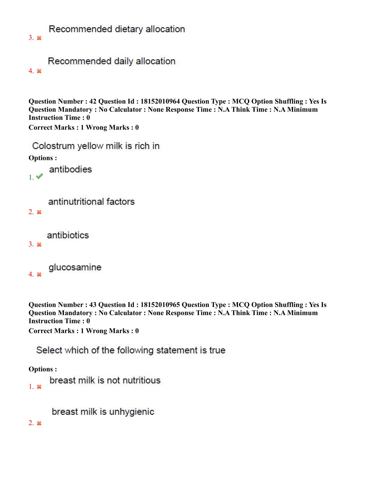 TS CPGET 2023 M Sc Nutrition and Dietetics (Shift 2) Question Paper with Answer Key - Page 22