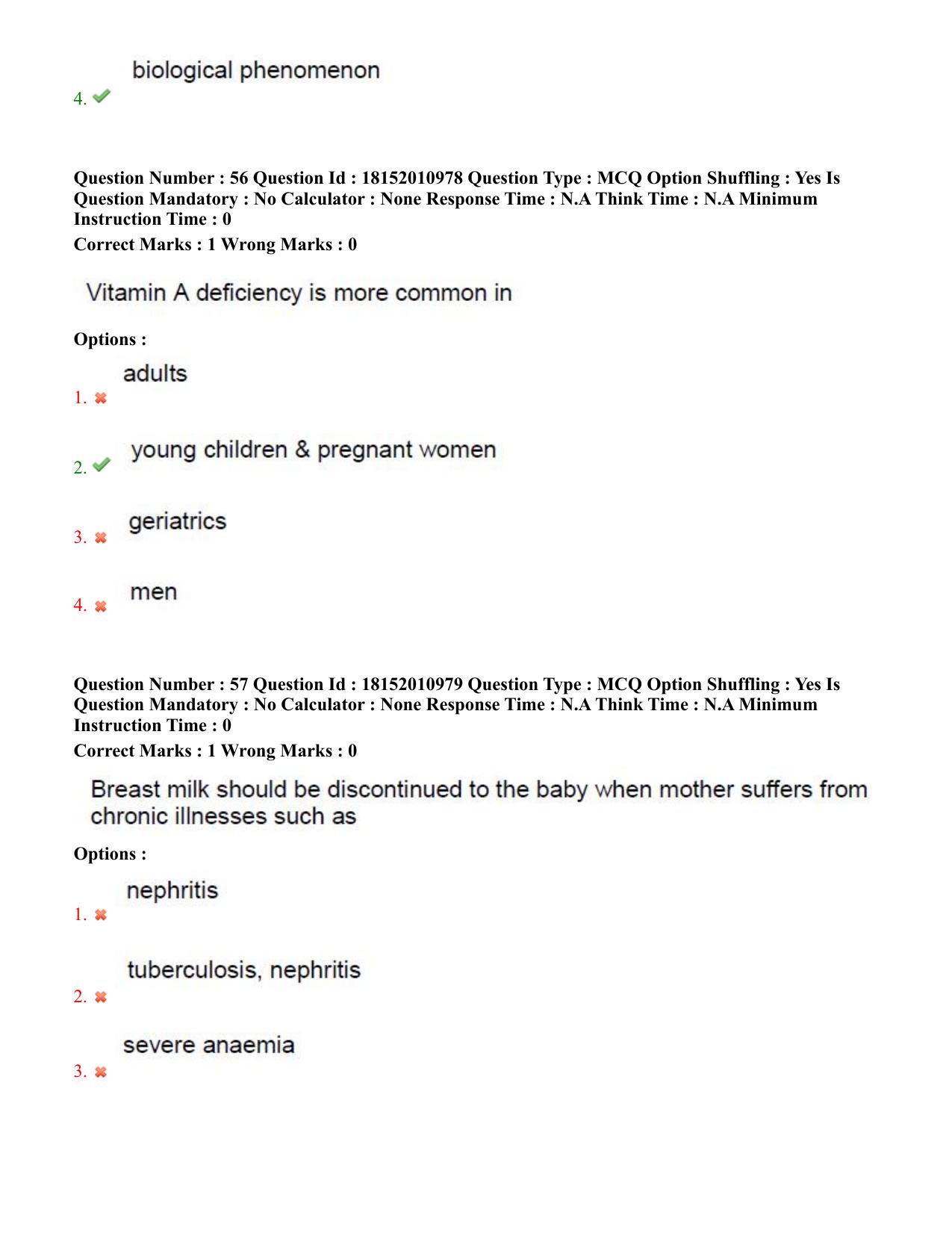 TS CPGET 2023 M Sc Nutrition and Dietetics (Shift 2) Question Paper with Answer Key - Page 29