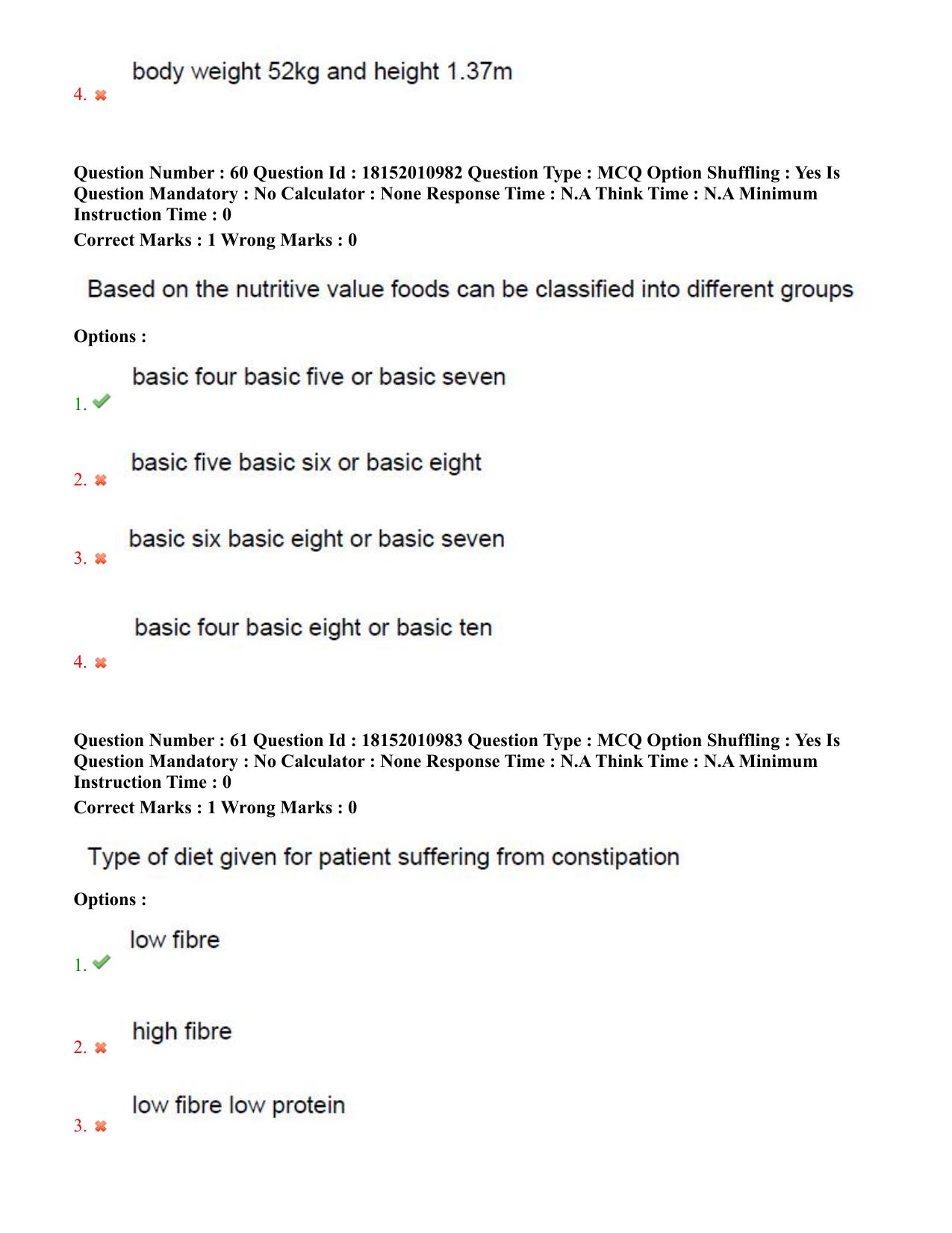 TS CPGET 2023 M Sc Nutrition and Dietetics (Shift 2) Question Paper with Answer Key - Page 31