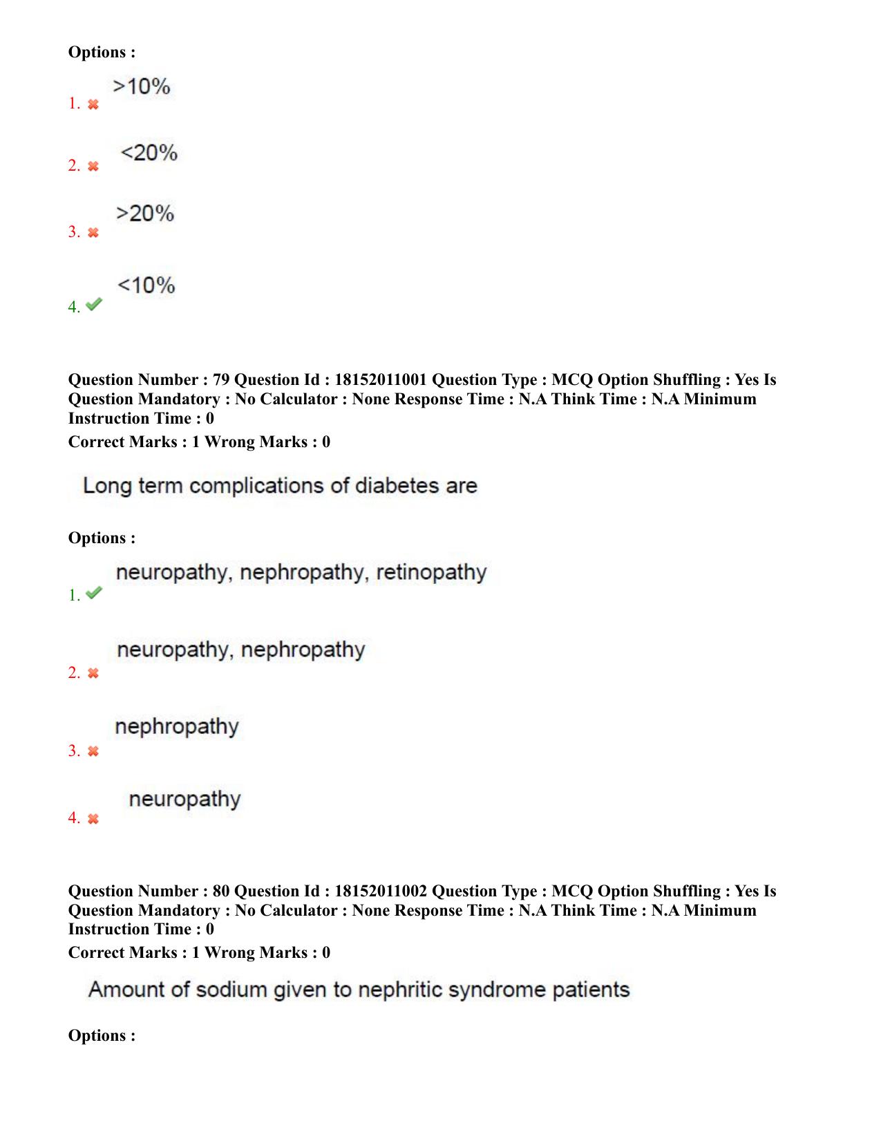 TS CPGET 2023 M Sc Nutrition and Dietetics (Shift 2) Question Paper with Answer Key - Page 40