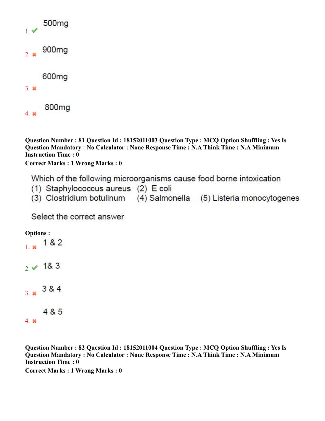 TS CPGET 2023 M Sc Nutrition and Dietetics (Shift 2) Question Paper with Answer Key - Page 41