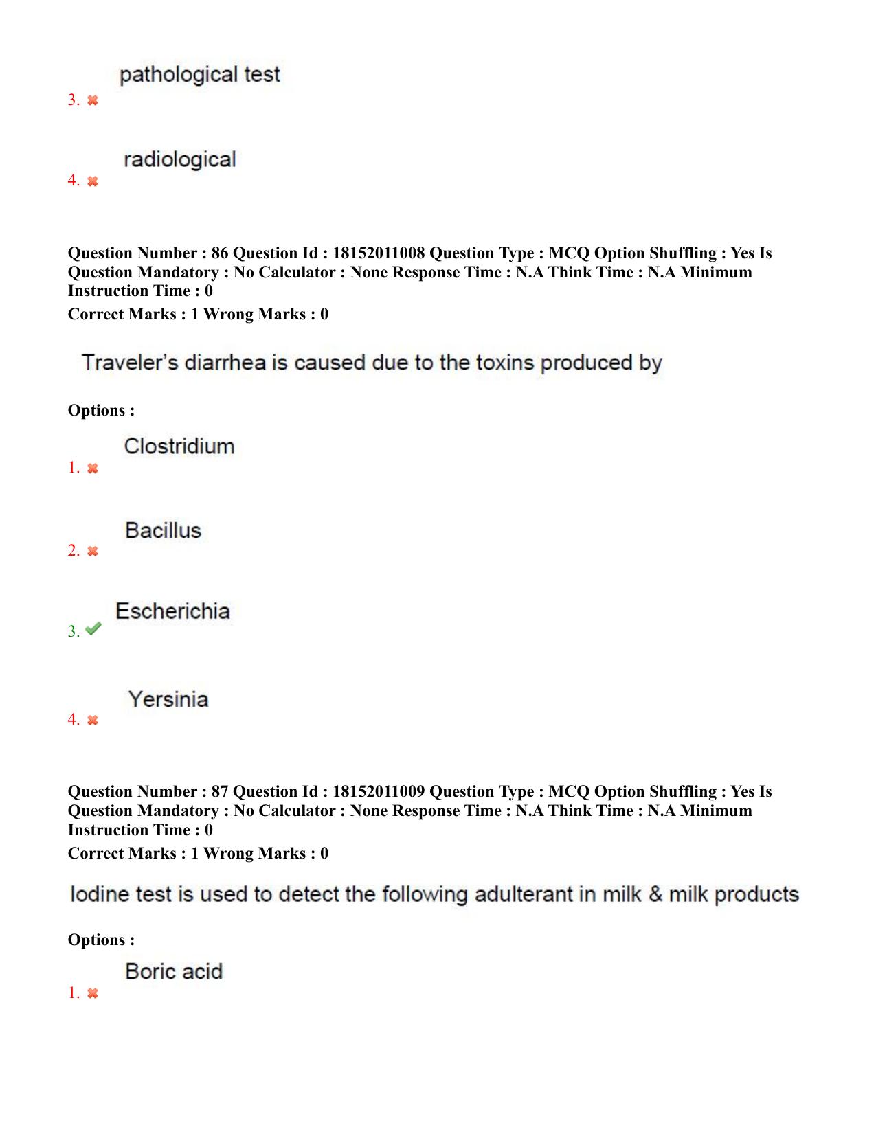 TS CPGET 2023 M Sc Nutrition and Dietetics (Shift 2) Question Paper with Answer Key - Page 44