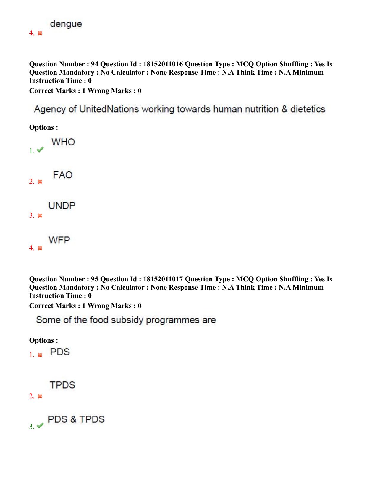 TS CPGET 2023 M Sc Nutrition and Dietetics (Shift 2) Question Paper with Answer Key - Page 48