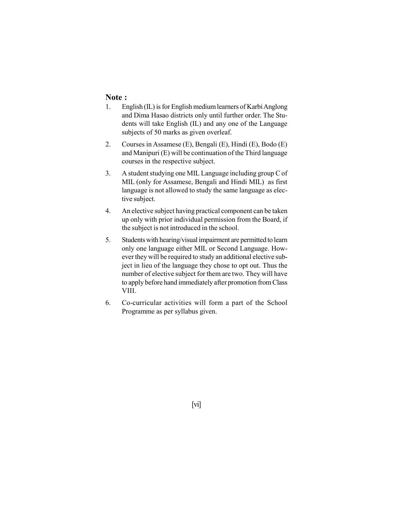 SEBA Class 9 & 10 Syllabus - Page 7