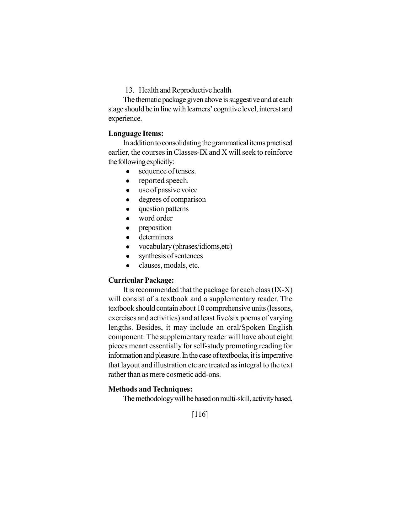 SEBA Class 9 & 10 Syllabus - Page 130