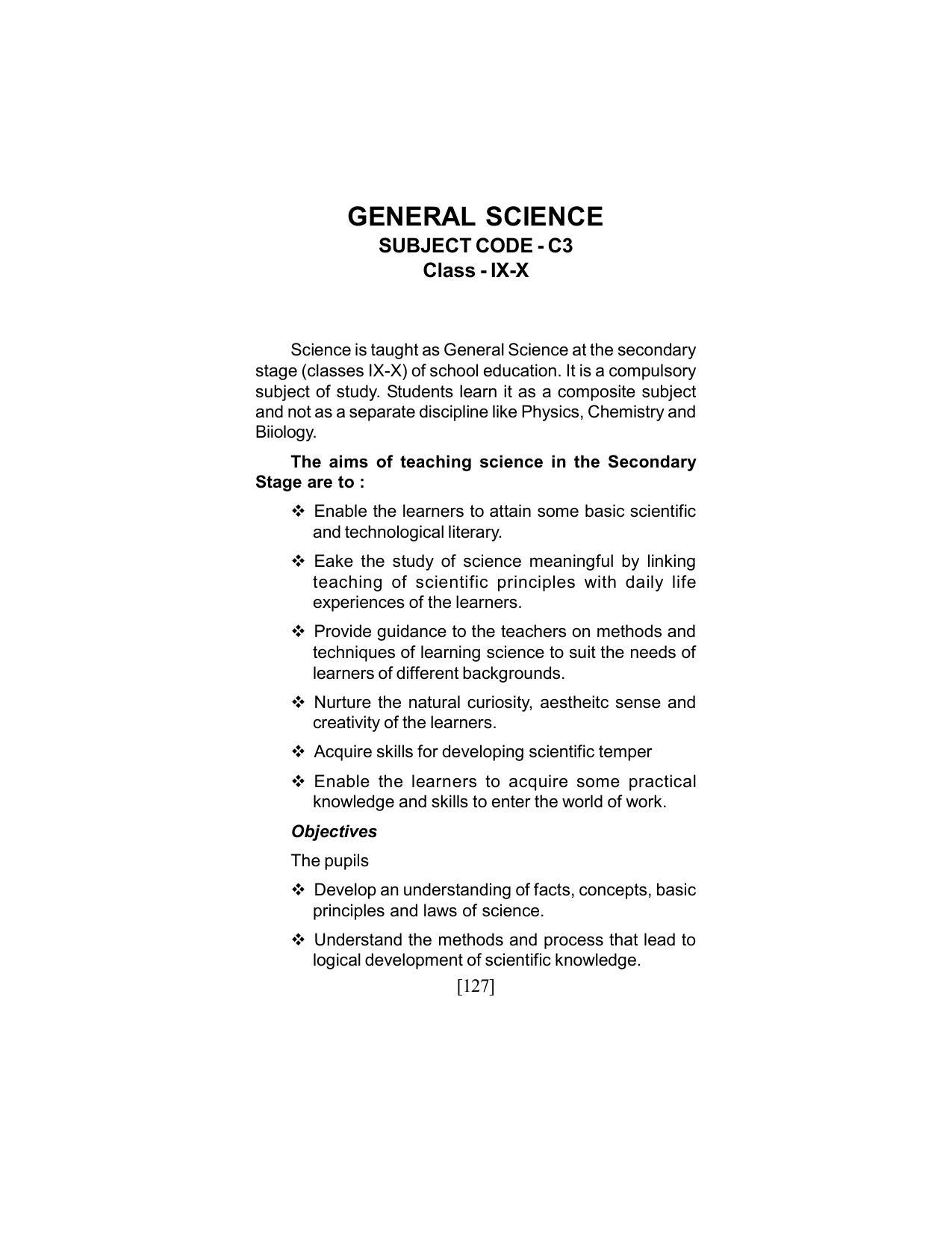 SEBA Class 9 & 10 Syllabus - Page 141