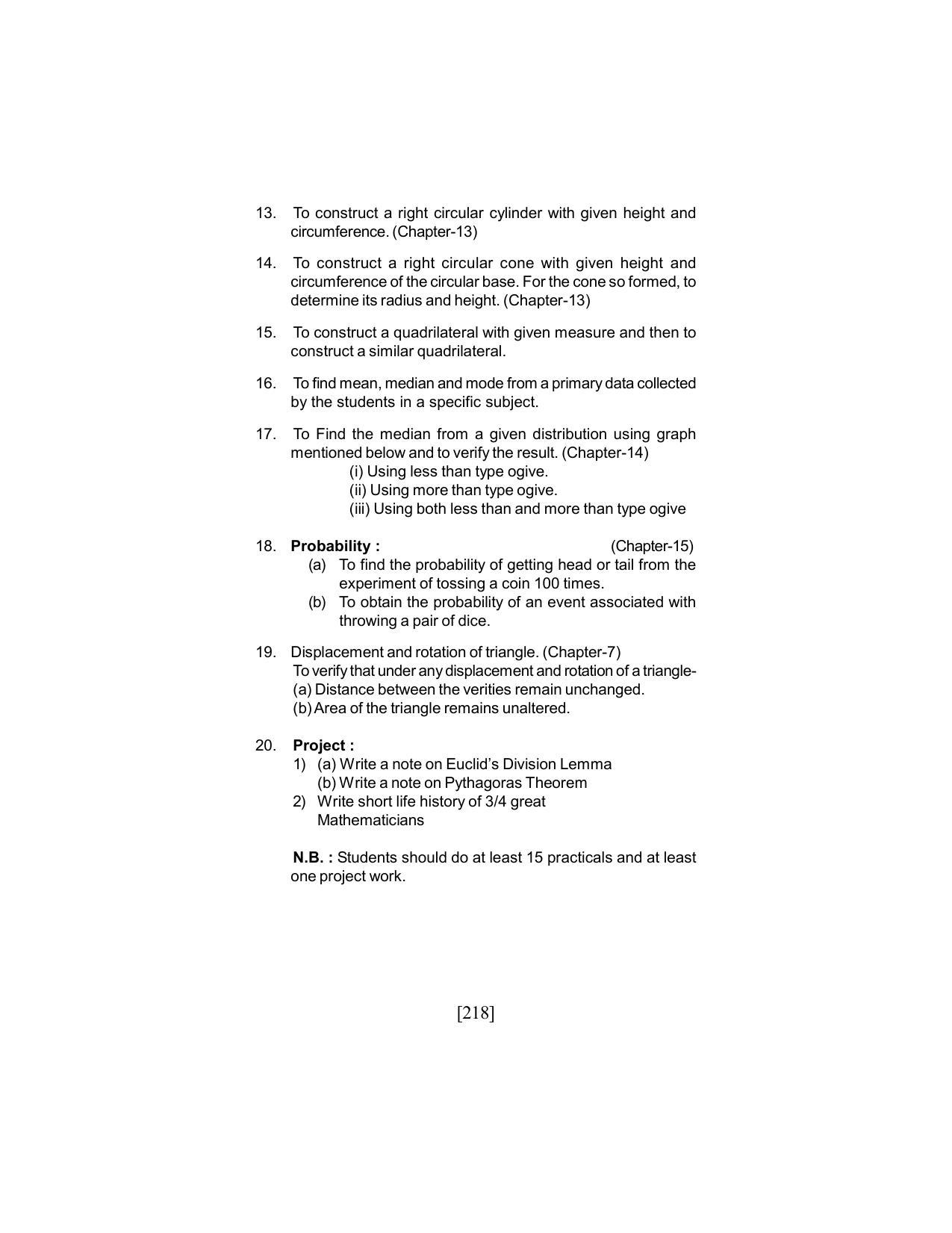 SEBA Class 9 & 10 Syllabus - Page 232