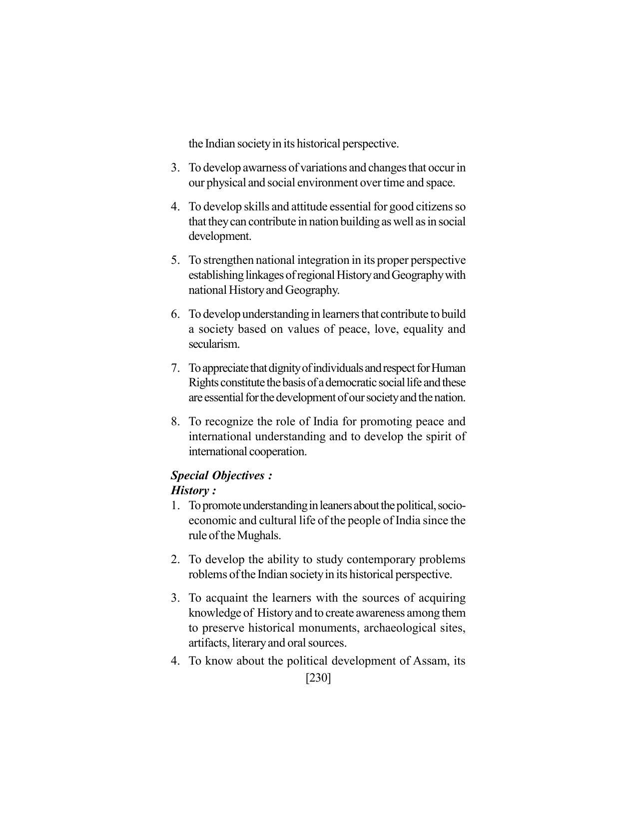SEBA Class 9 & 10 Syllabus - Page 244