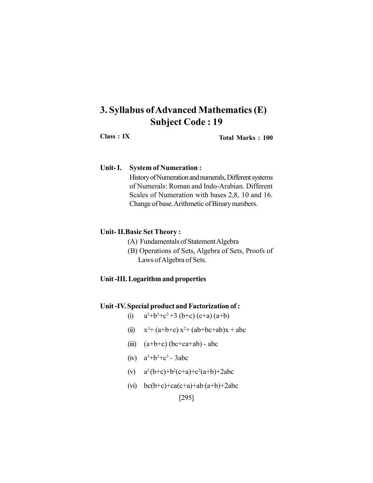 SEBA Class 9 & 10 Syllabus - Page 309