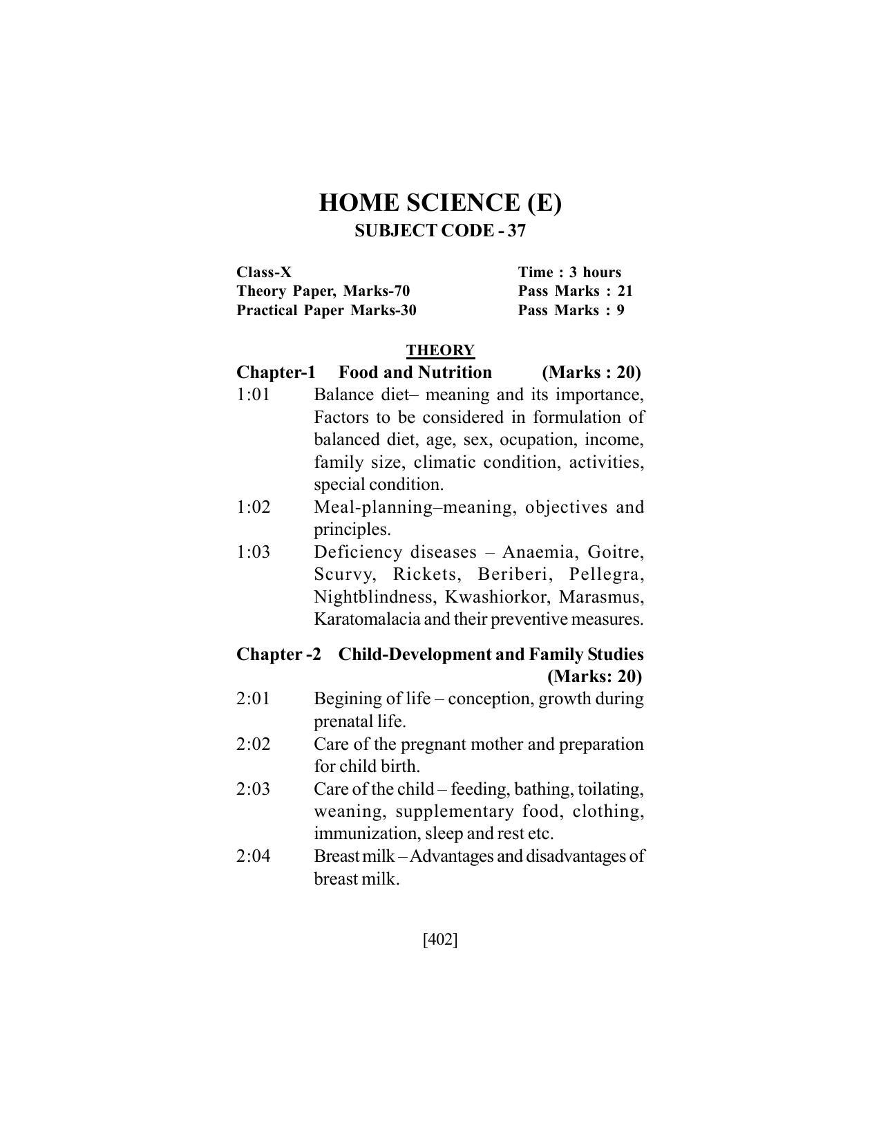 SEBA Class 9 & 10 Syllabus - Page 416