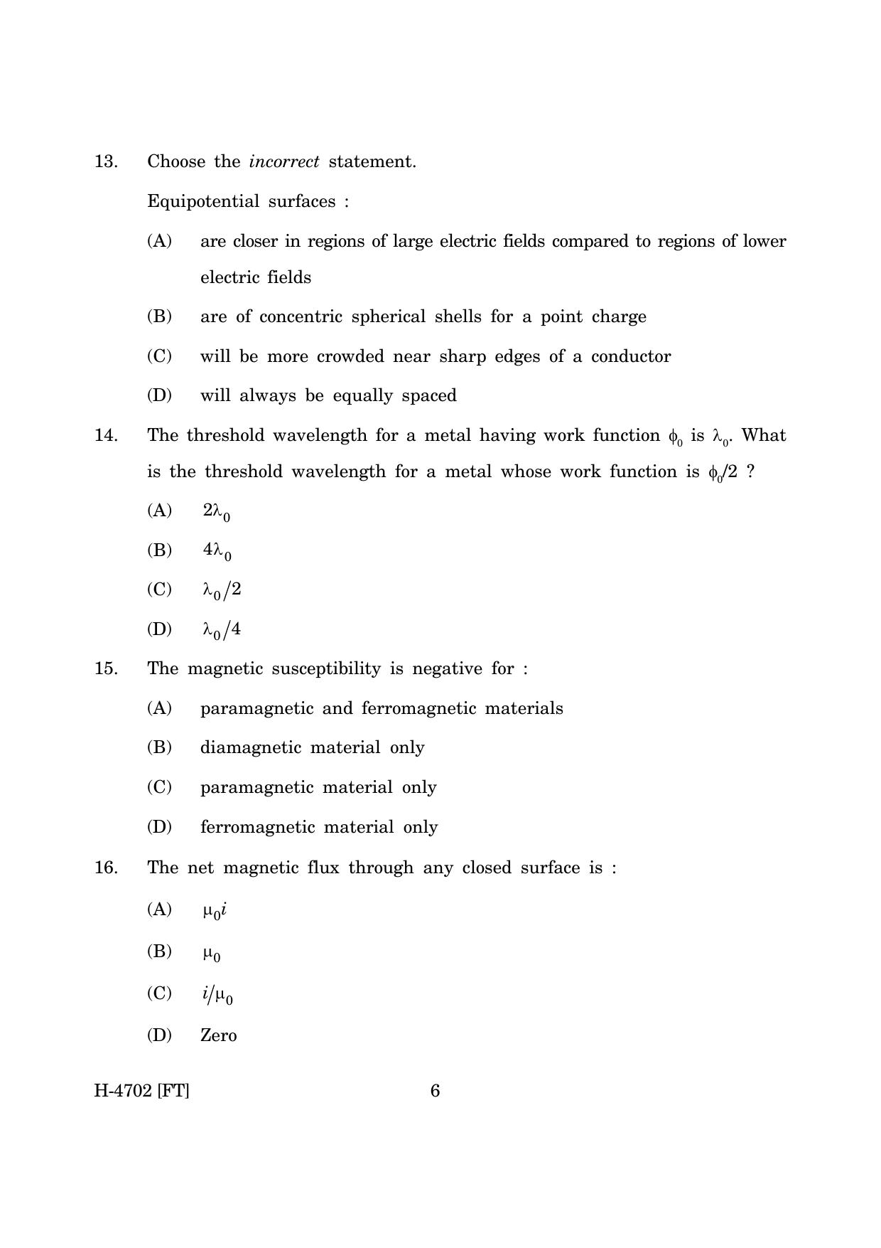 Goa Board Class 12 Physics (November 2022) Question Paper - Page 6