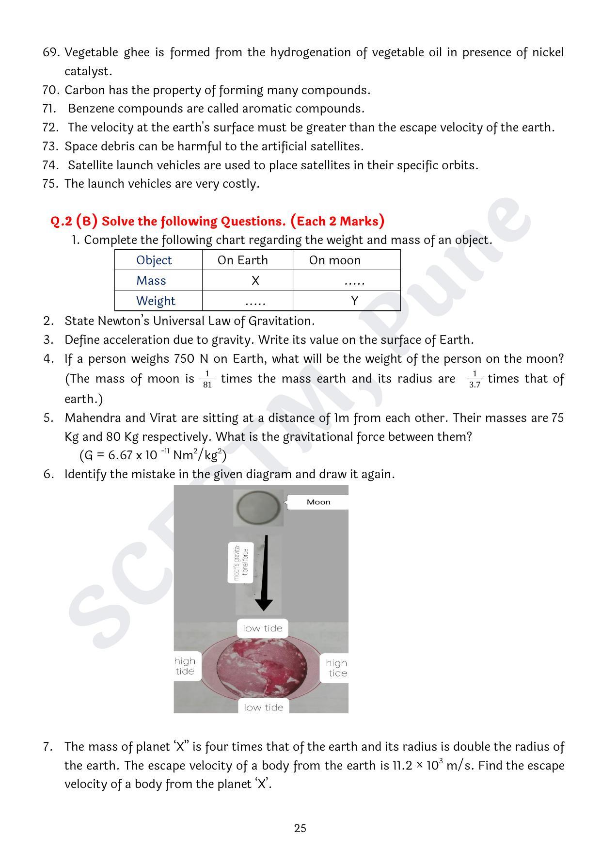 Maharashtra Board Class 10 Science Part I (English Medium) 2023 Question Bank - Page 25